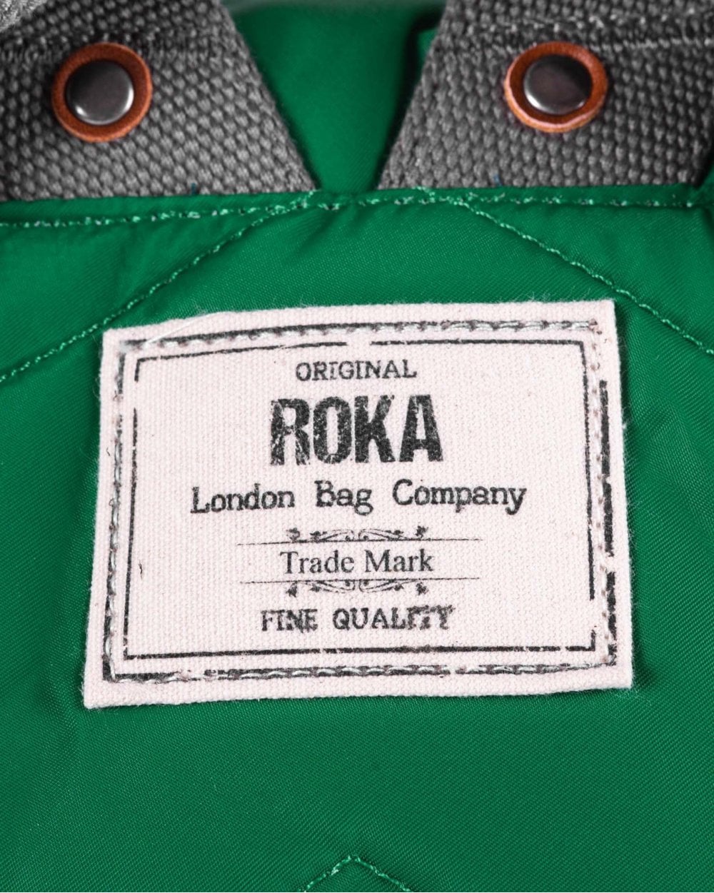 Bantry B Medium Sustainable Nylon Rucksack Emerald - Image 3