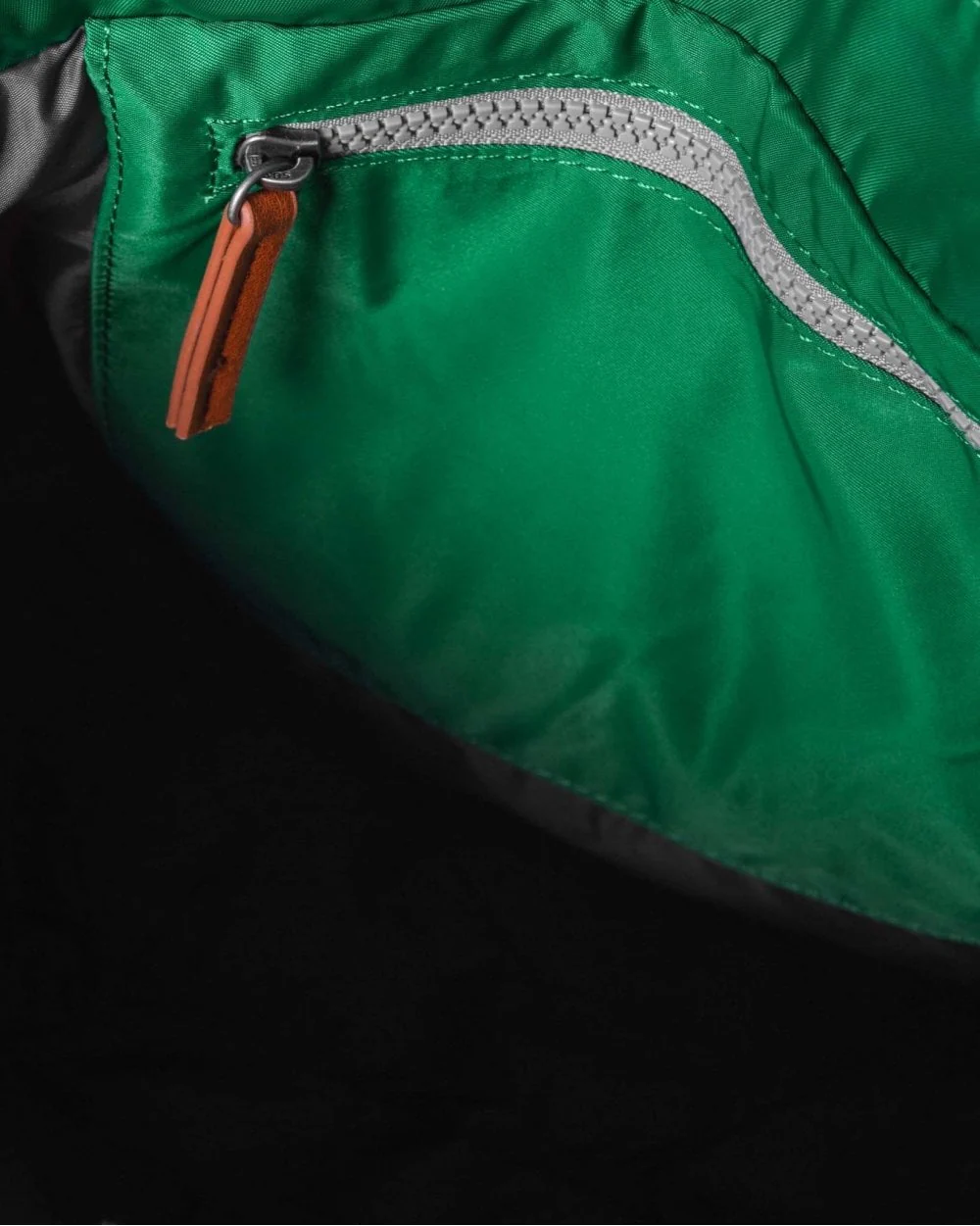 Bantry B Medium Sustainable Nylon Rucksack Emerald - Image 5