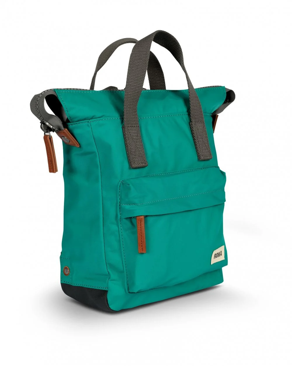 Bantry B Small Sustainable Nylon Rucksack Cyan - Image 6