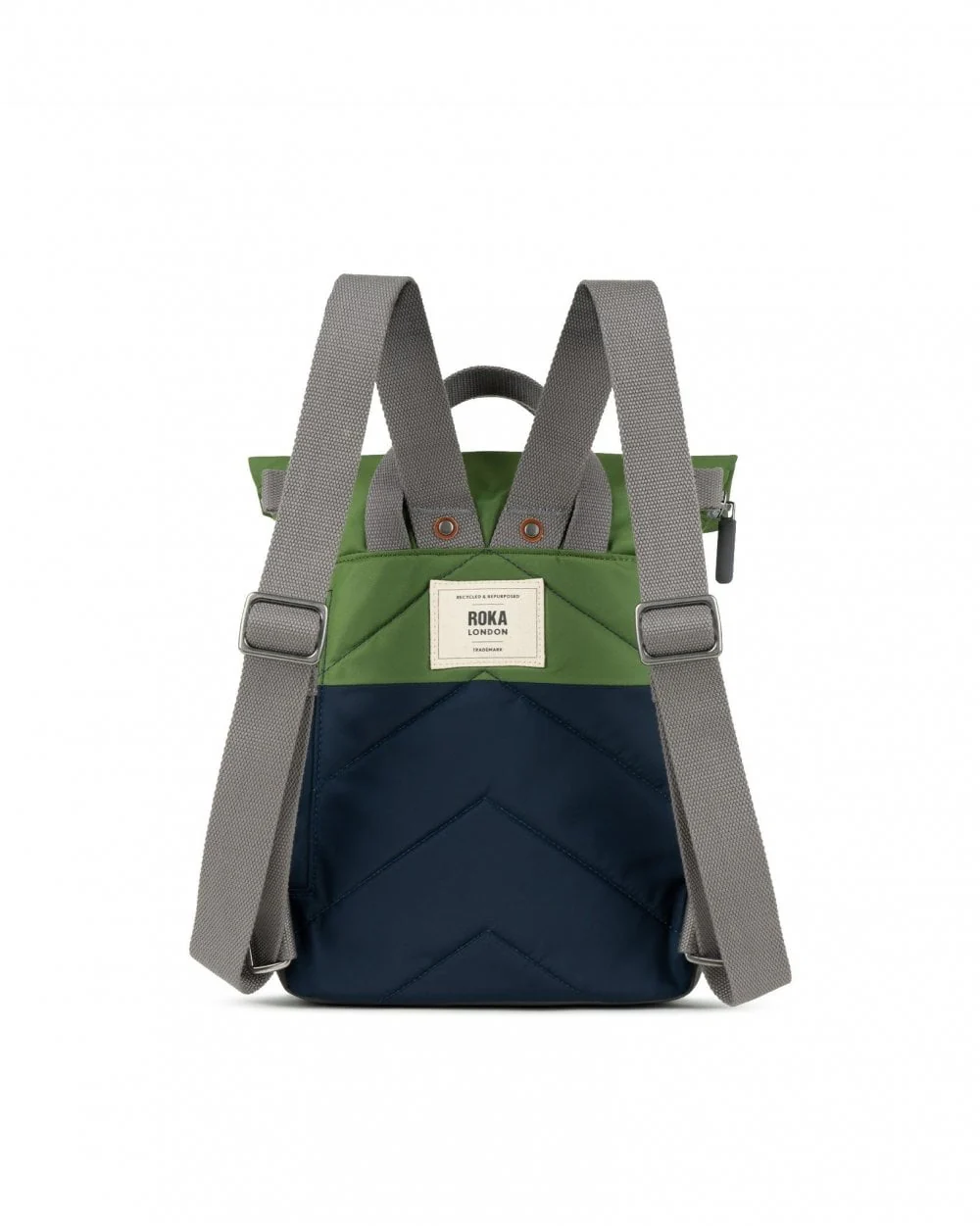 Creative Waste Canfield B Midnight/Avocado Recycled Nylon Small - Image 3