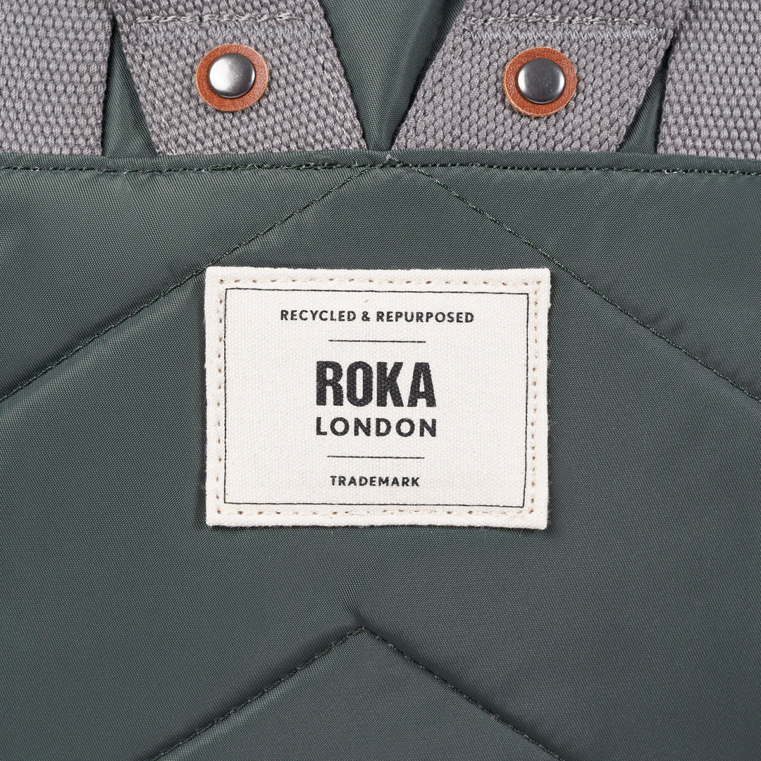 Canfield Roll Top Small Backpack in Thyme - Image 6
