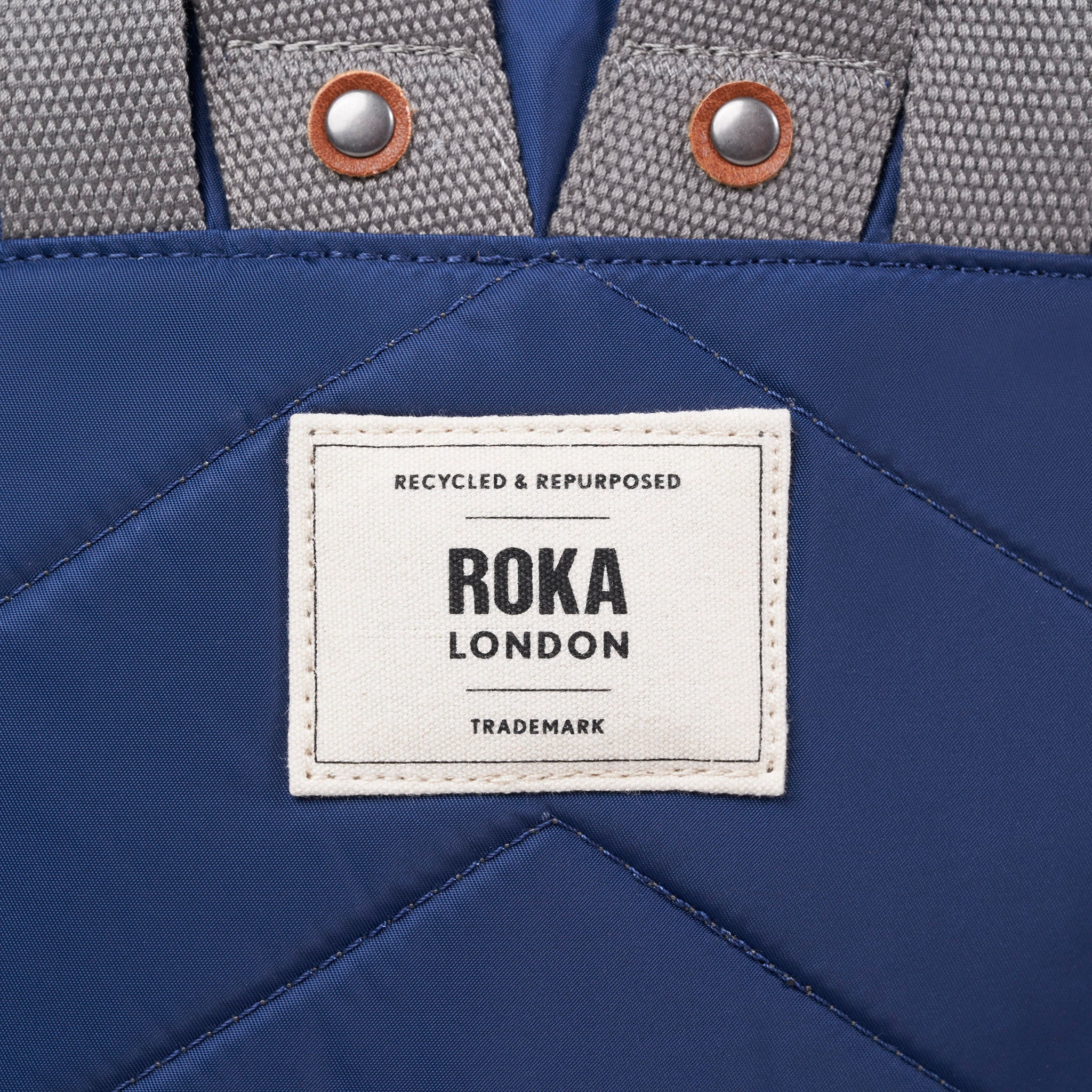 Canfield Roll Top Medium Backpack in Crisp Blue - Image 6