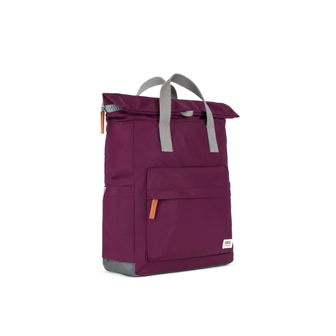 Canfield Roll Top Medium Backpack in Royal Burgundy - Image 6