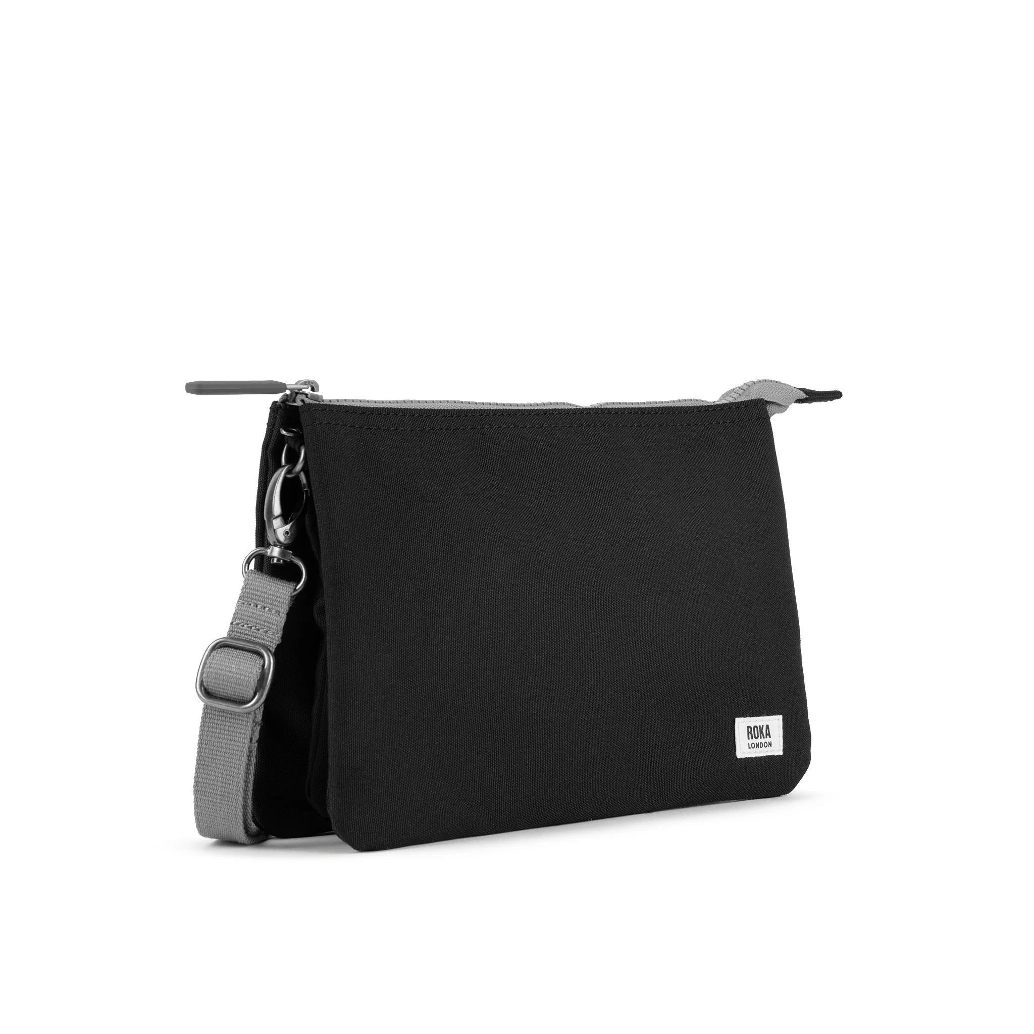 Carnaby Crossbody Ash XL Recycled Canvas - Image 7