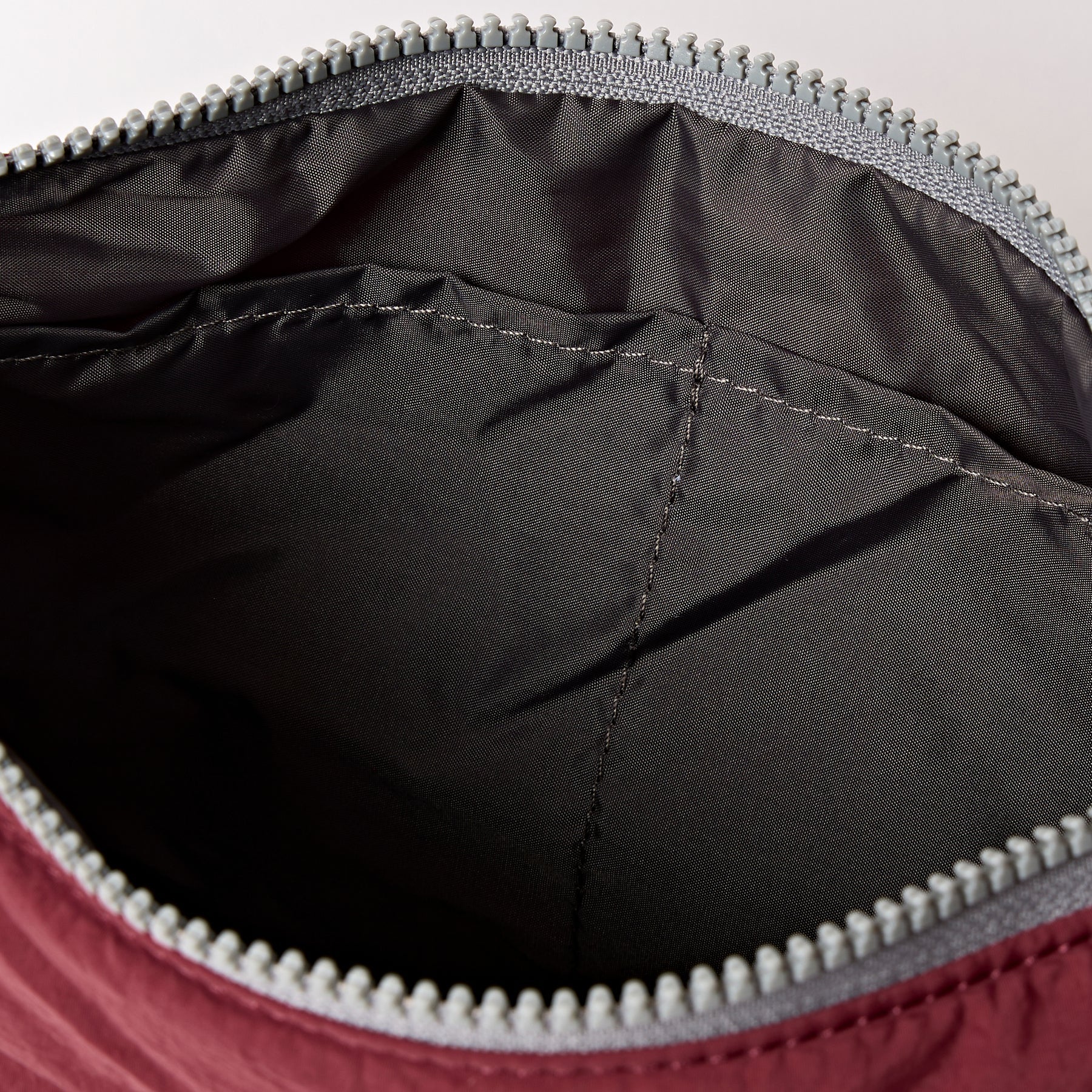 Farringdon Half Moon Bag in Bordeaux - Image 4