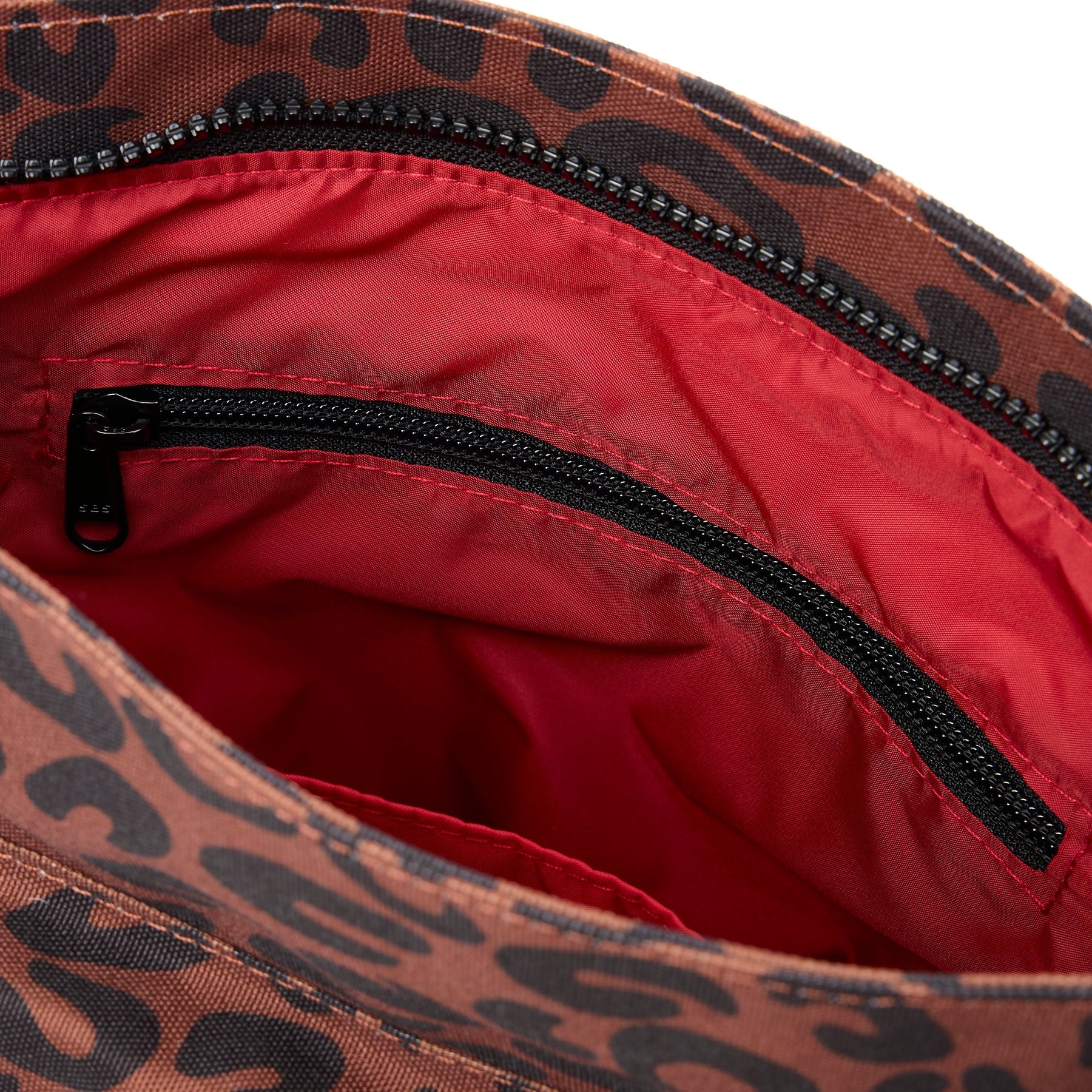 Kennington Crossbody Medium in Scarlet Leopard - Image 6