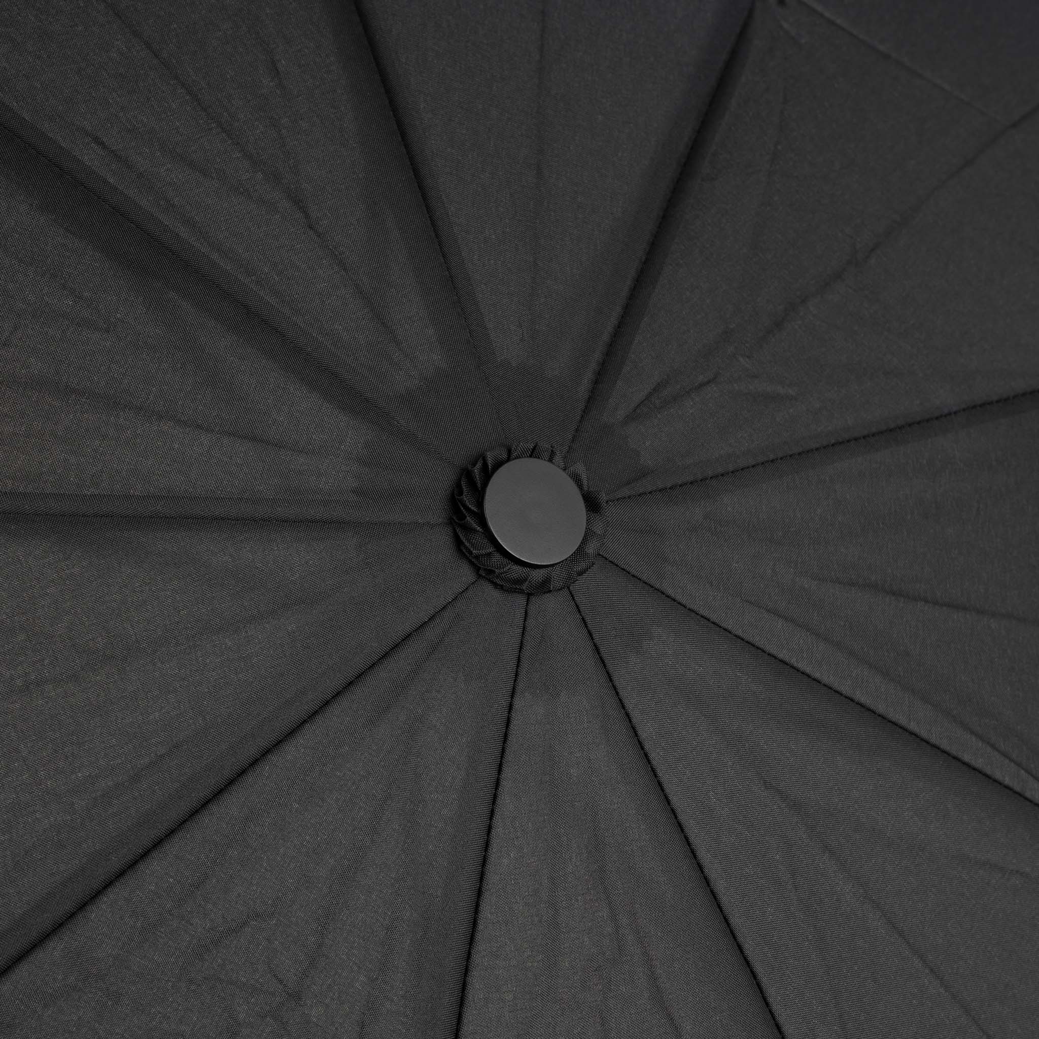 Waterloo Black Recycled Nylon Umbrella - Image 3