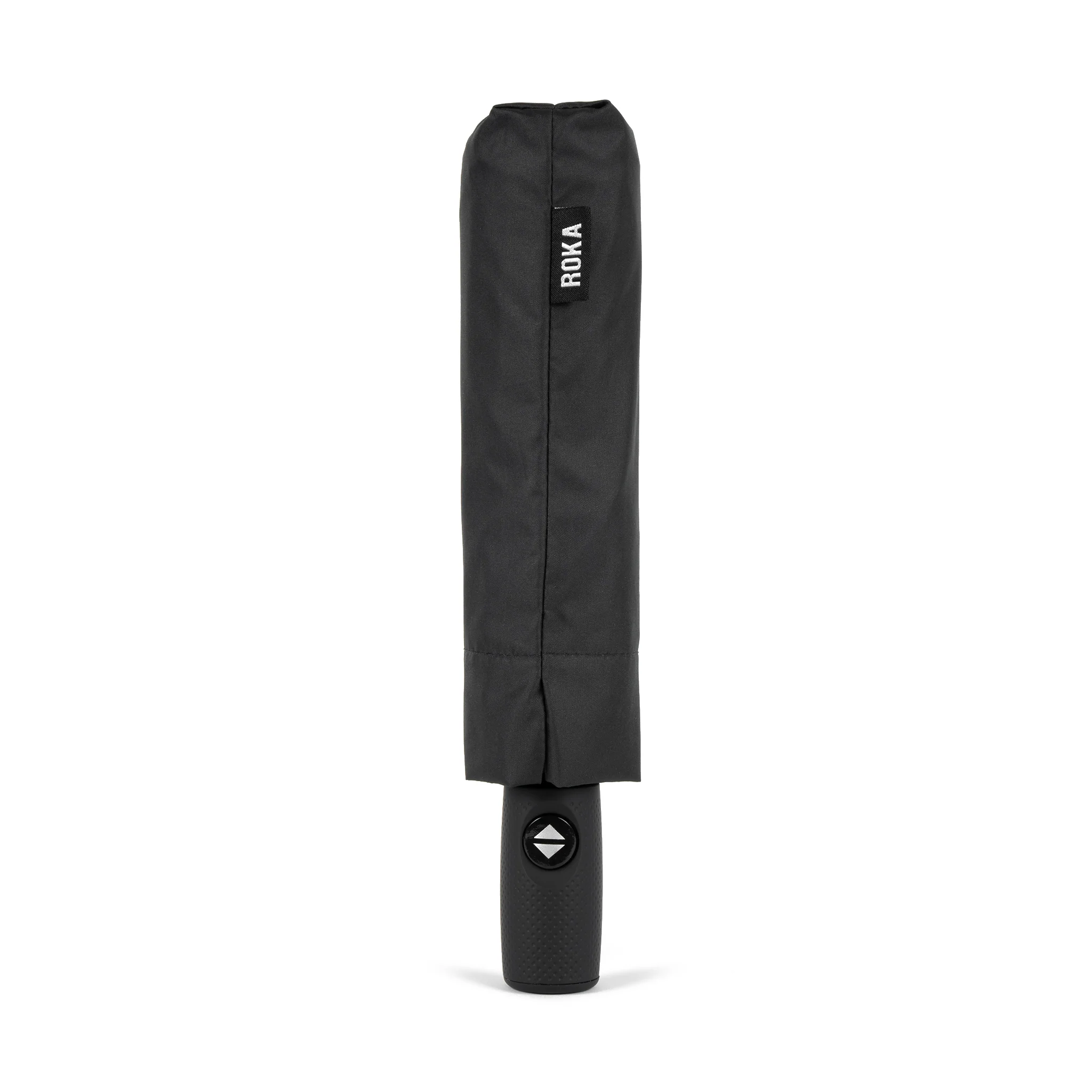 Waterloo Black Recycled Nylon Umbrella - Image 4