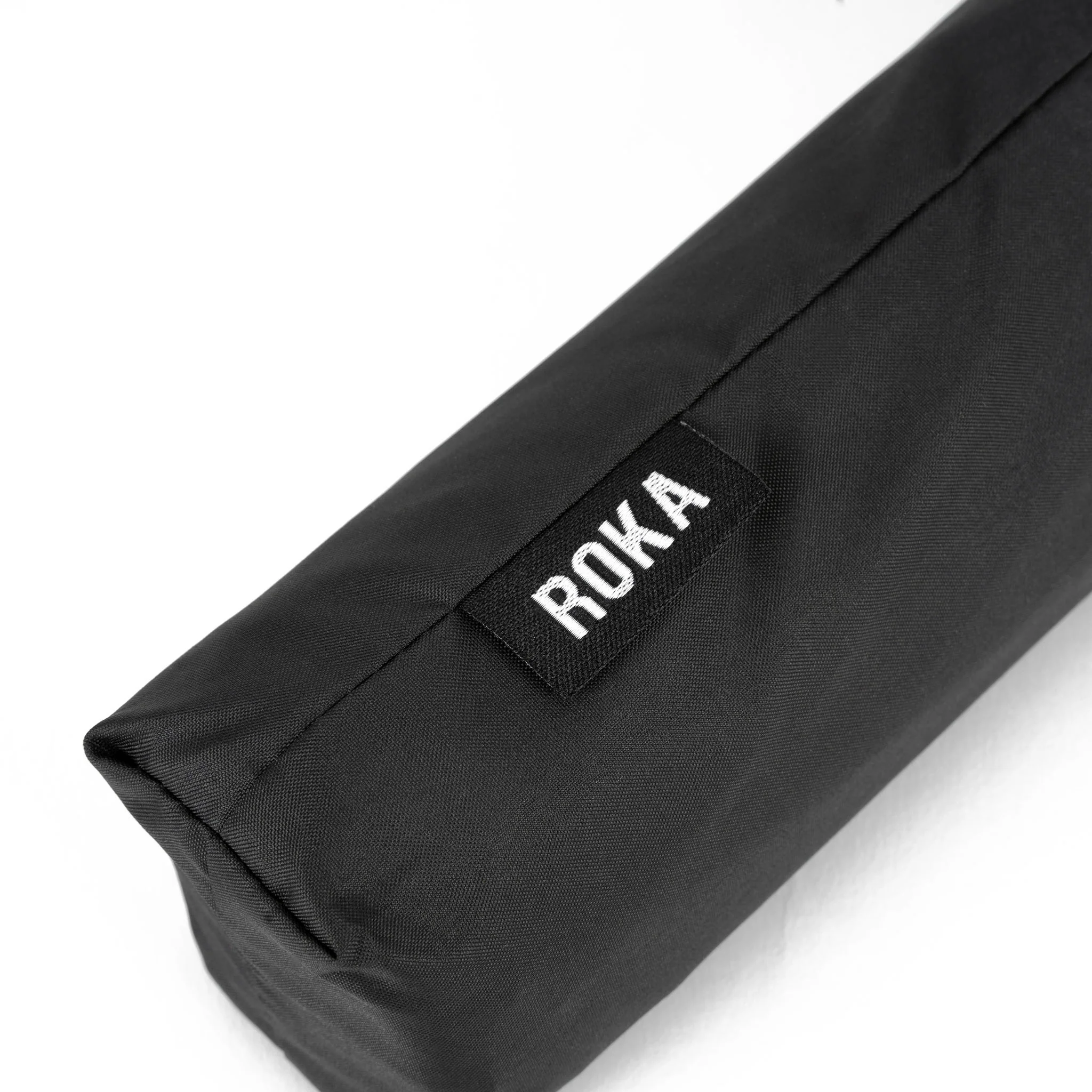 Waterloo Black Recycled Nylon Umbrella - Image 5