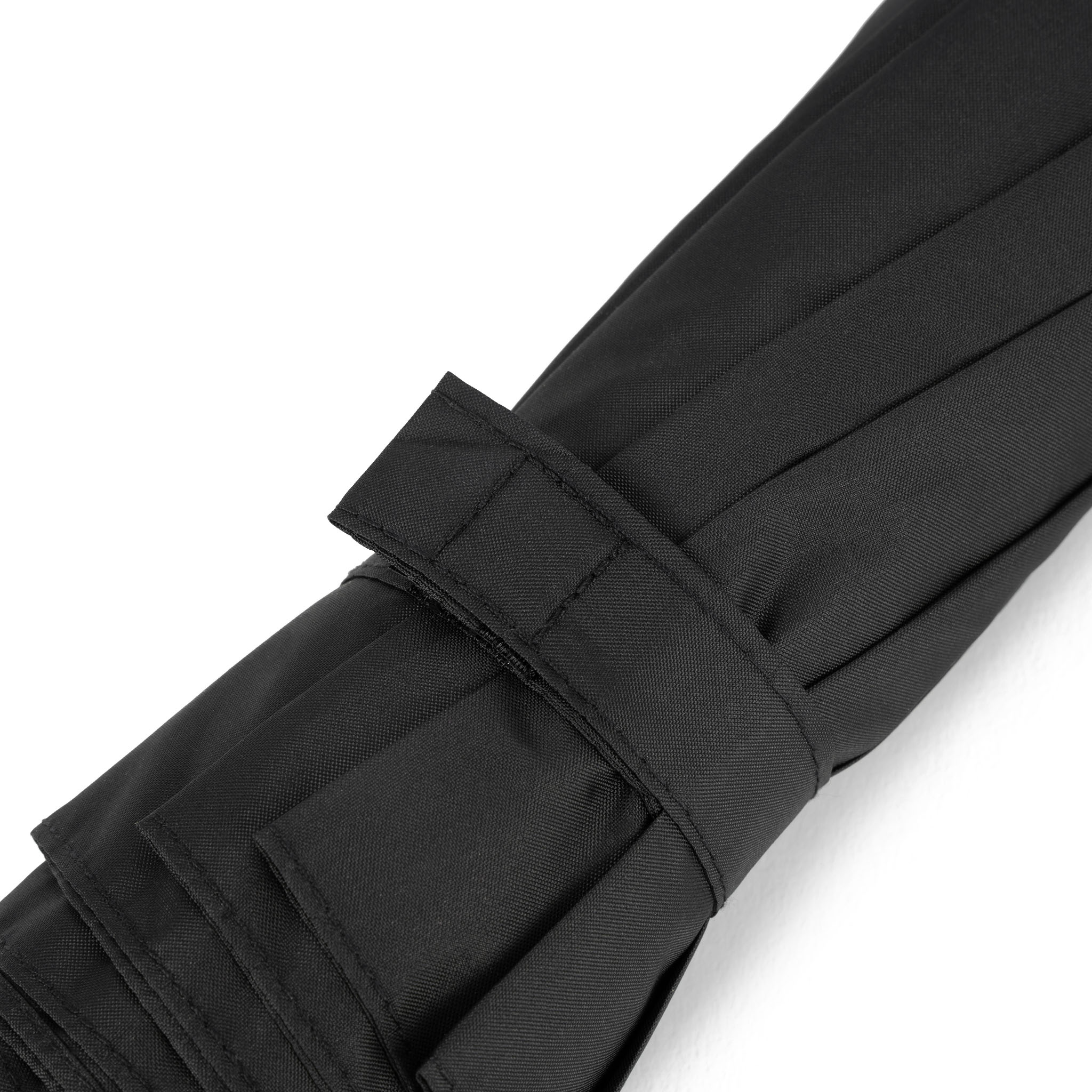 Waterloo Black Recycled Nylon Umbrella - Image 7