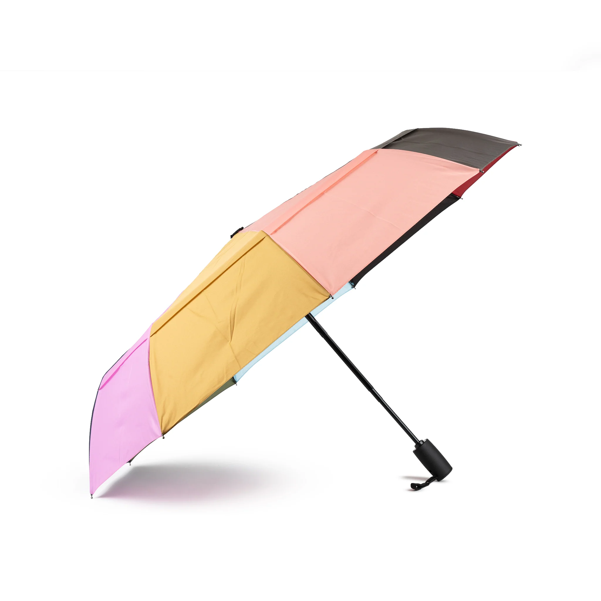 Waterloo Bright Rainbow Recycled Nylon Umbrella - Image 6