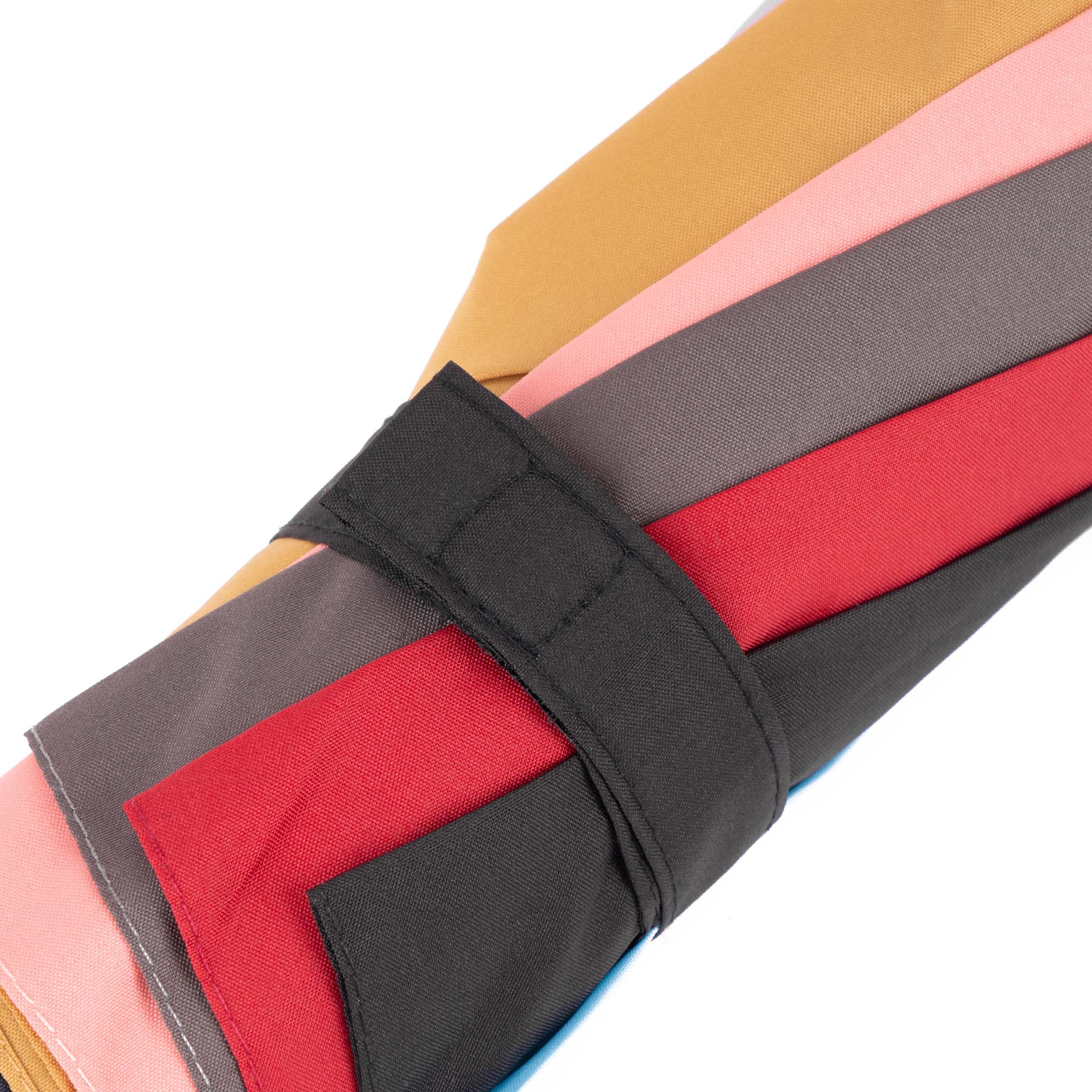 Waterloo Bright Rainbow Recycled Nylon Umbrella - Image 7