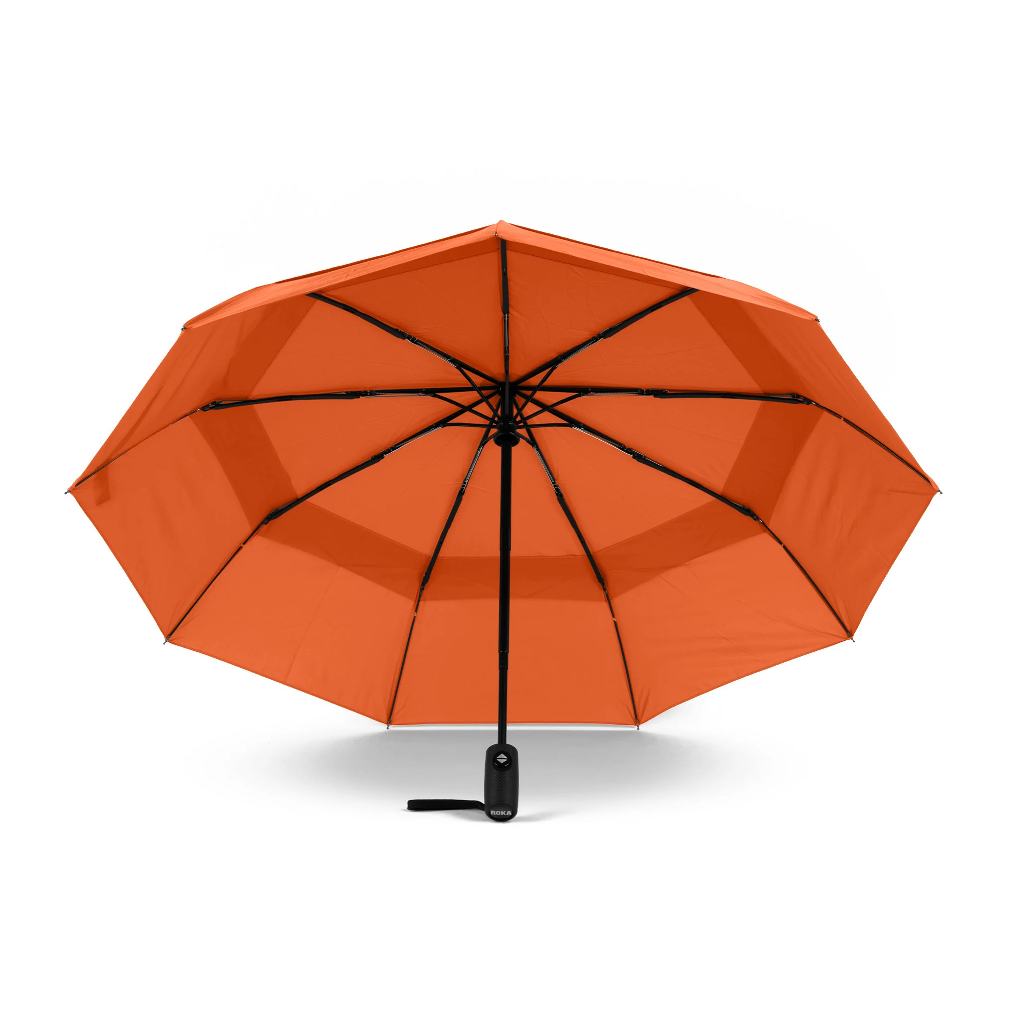 Waterloo Burnt Orange Recycled Nylon Umbrella - Image 3
