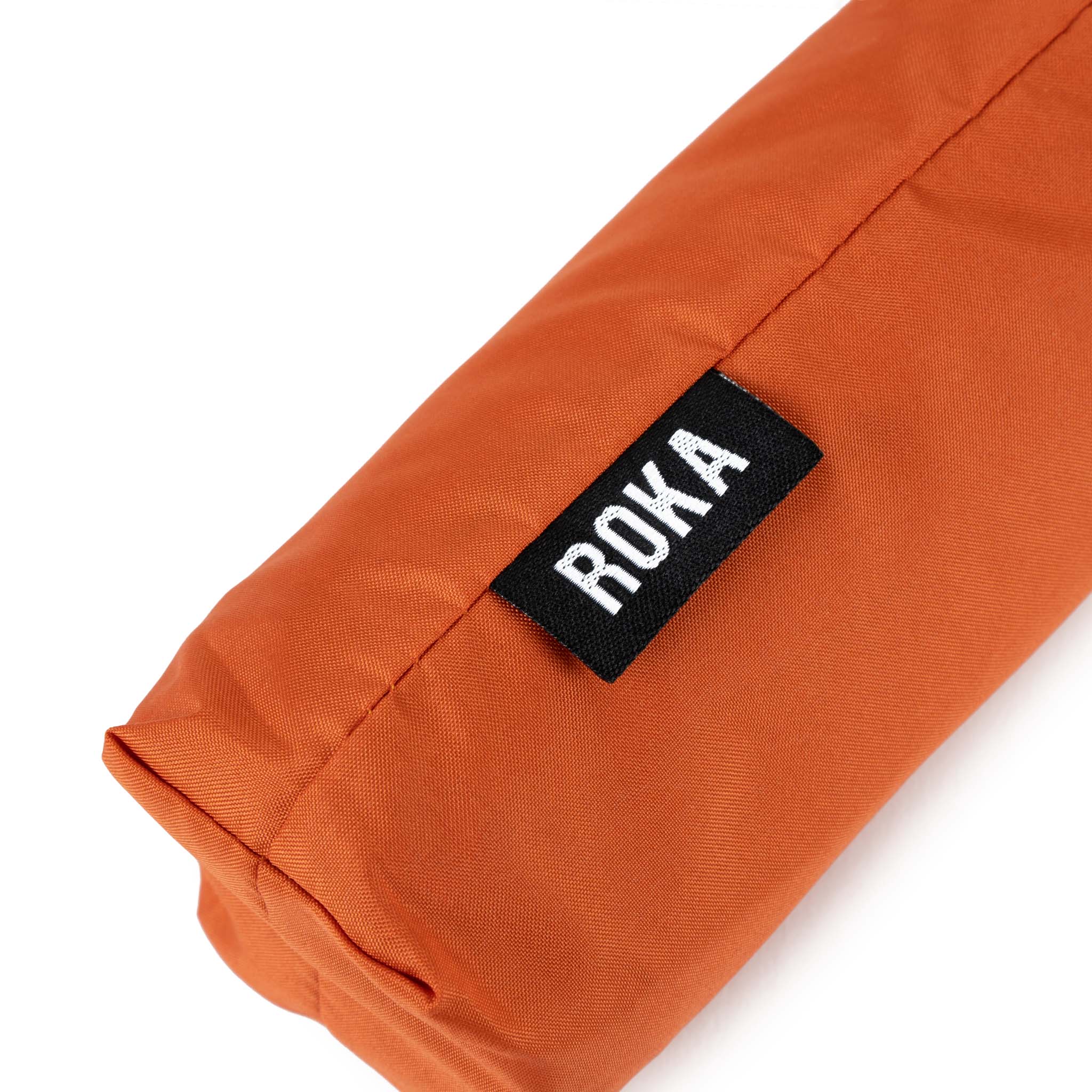 Waterloo Burnt Orange Recycled Nylon Umbrella - Image 6