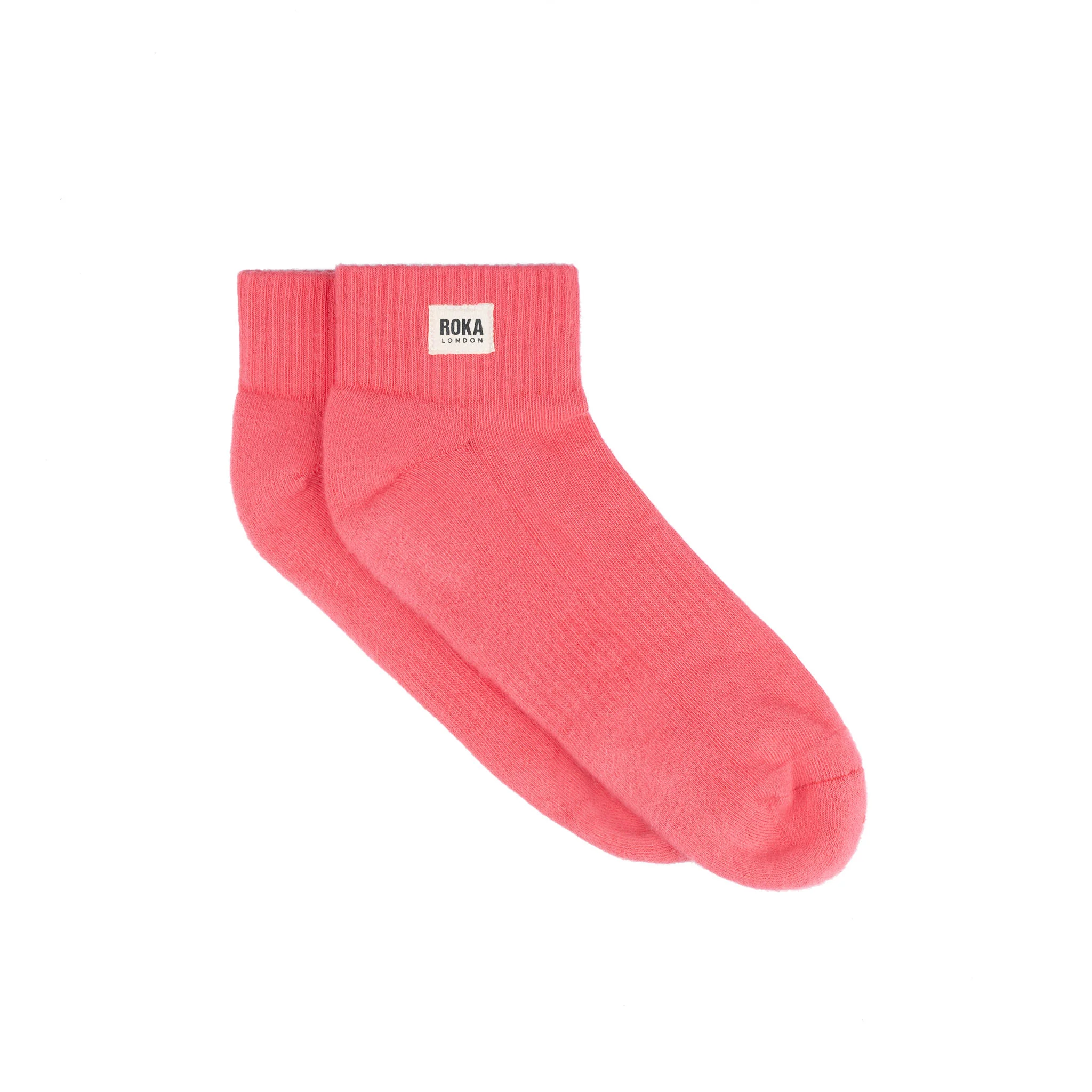 Wembley Ankle Socks in Coral