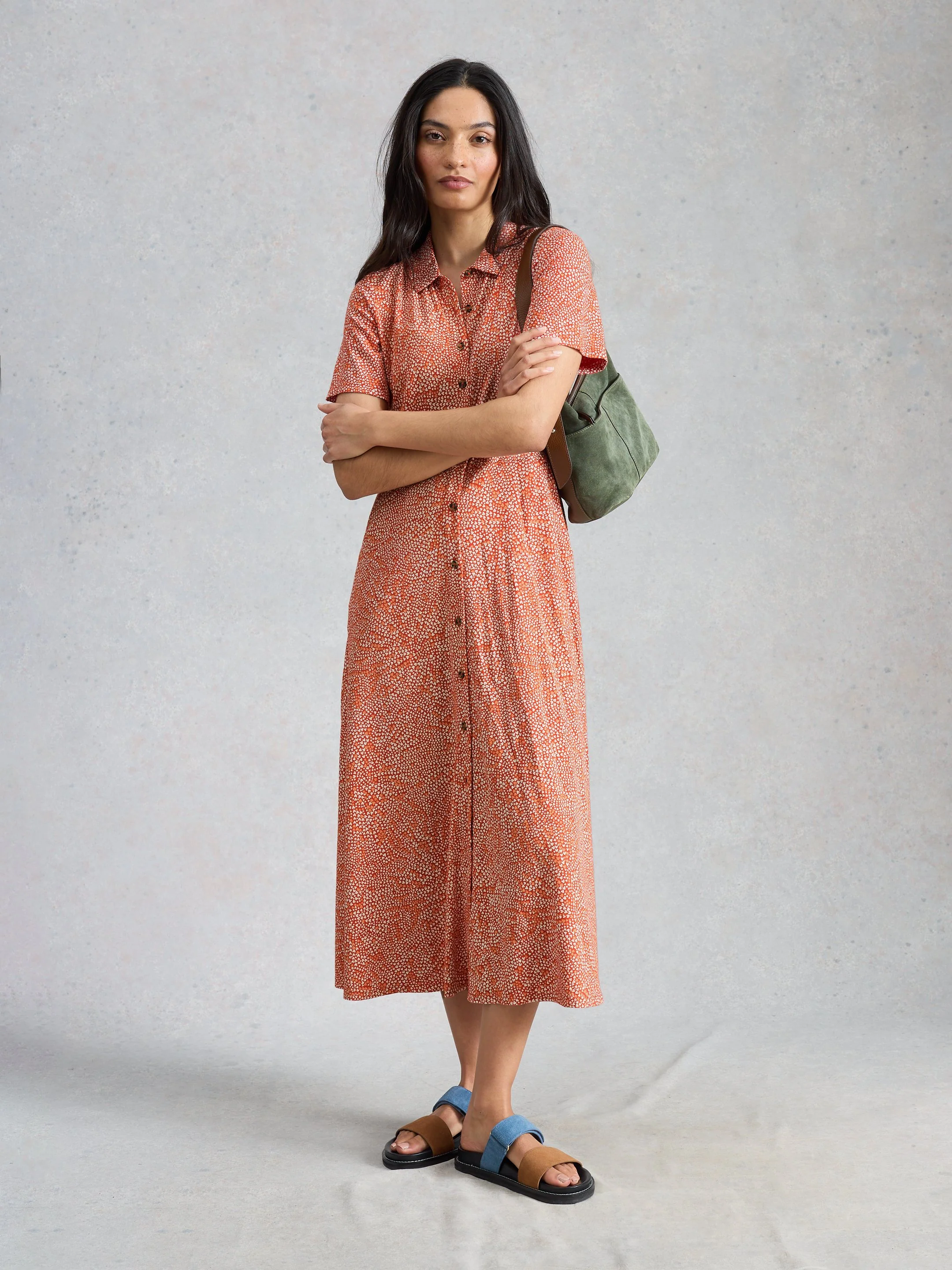 Rua Jersey Shirt Dress