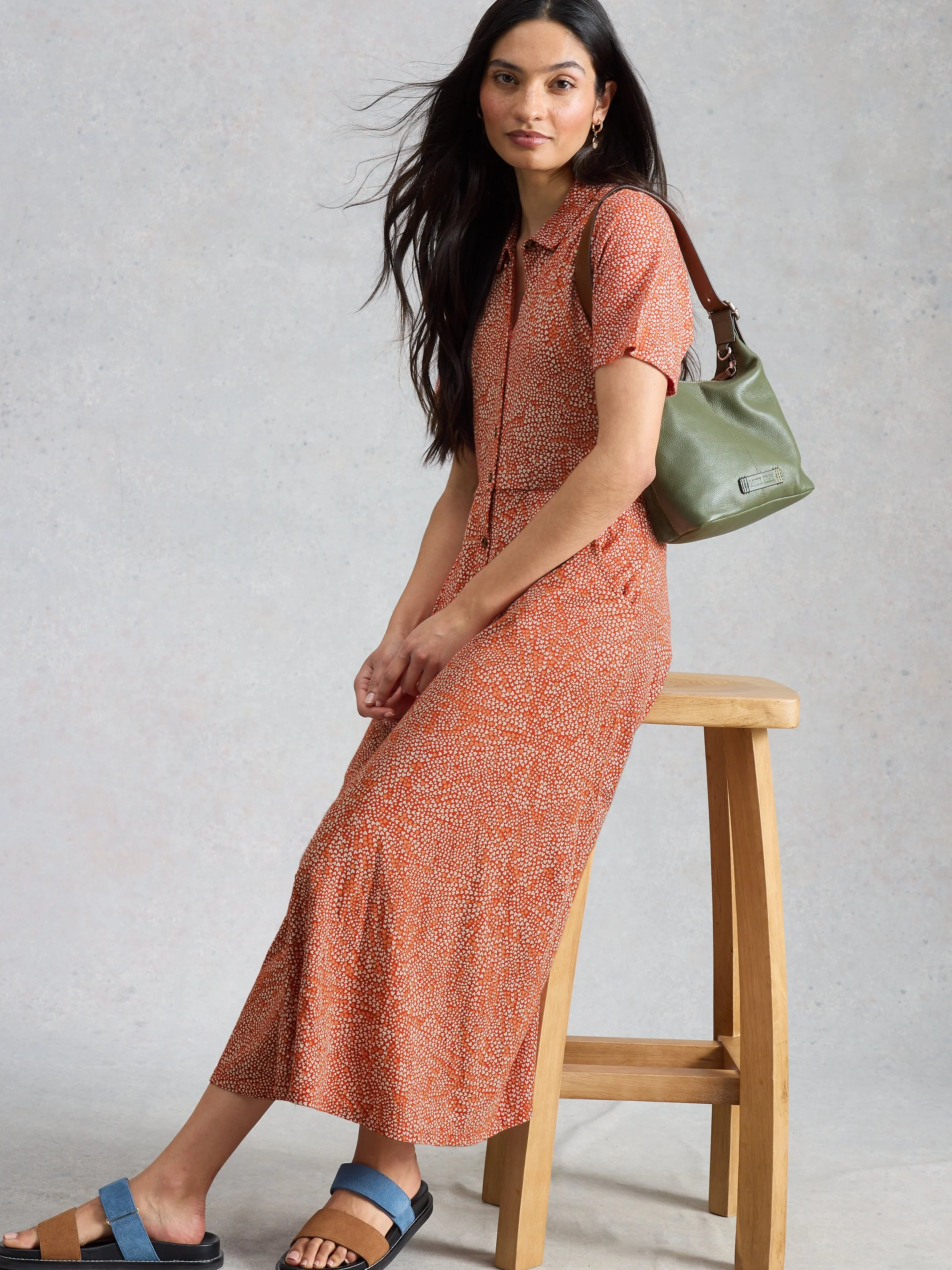Rua Jersey Shirt Dress - Image 2