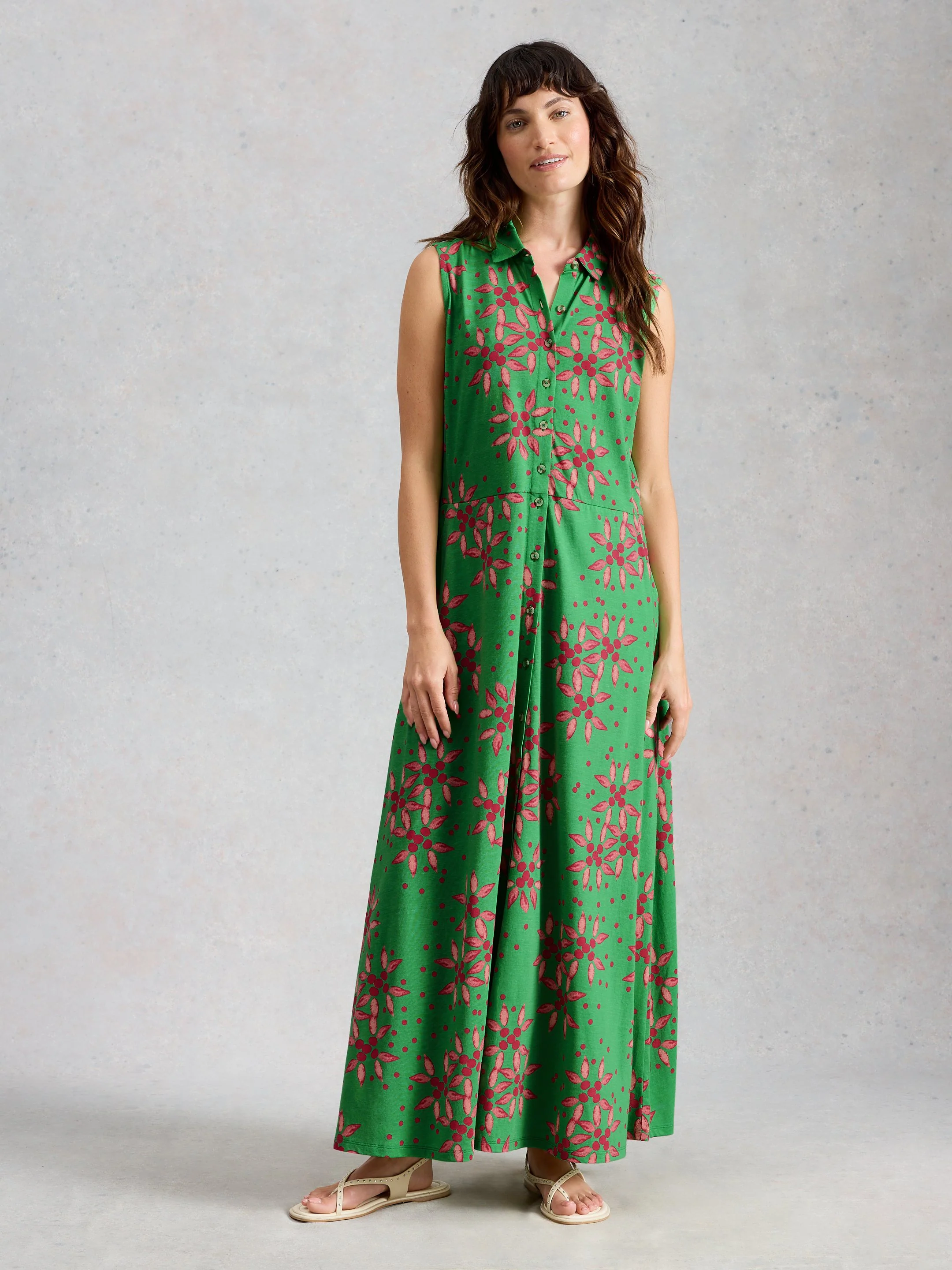 Rua Maxi Jersey Shirt Dress - Image 4