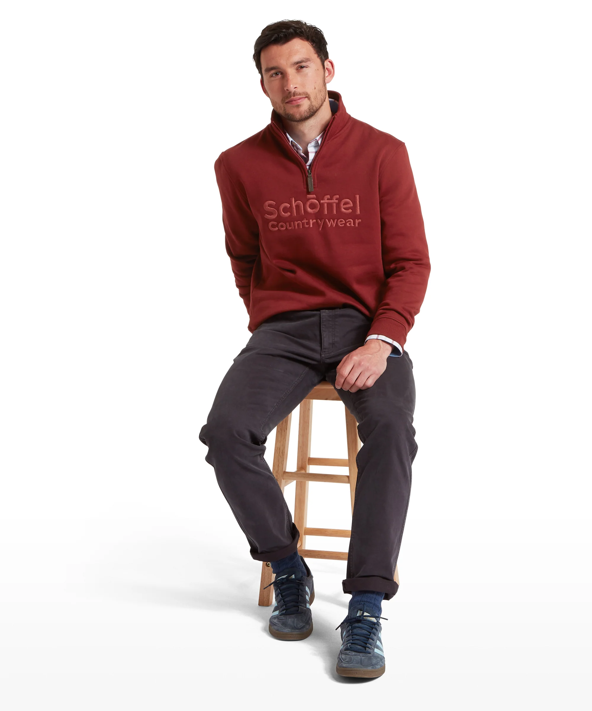 Bude 1/4 Zip Sweatshirt - Image 11