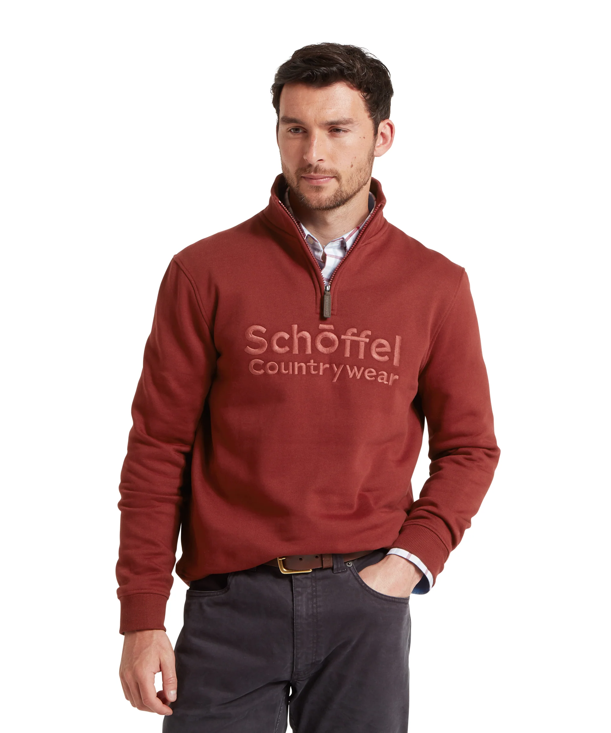 Bude 1/4 Zip Sweatshirt - Image 7