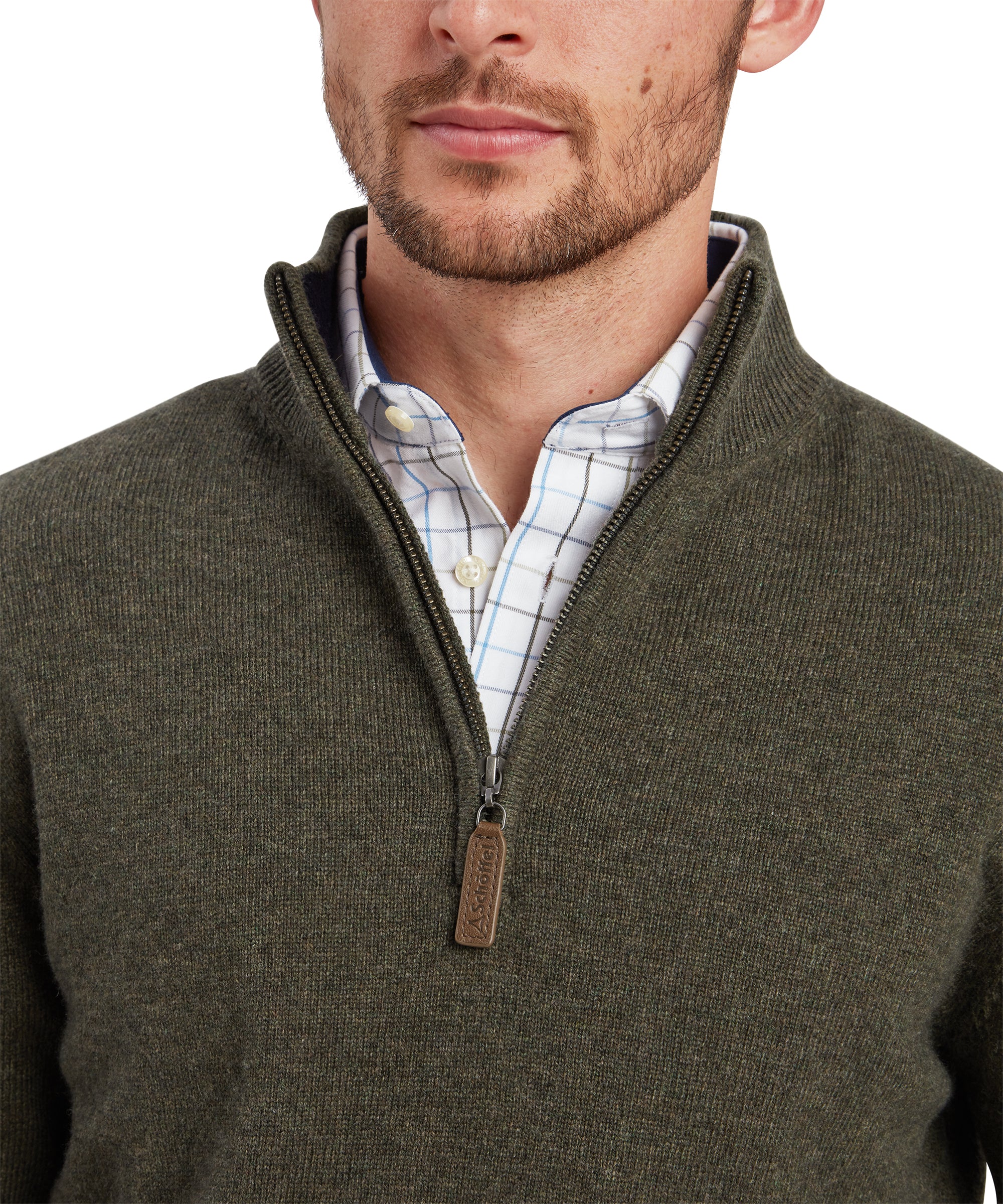 Calton Cotton Cashmere 1/4 Zip Jumper - Image 10