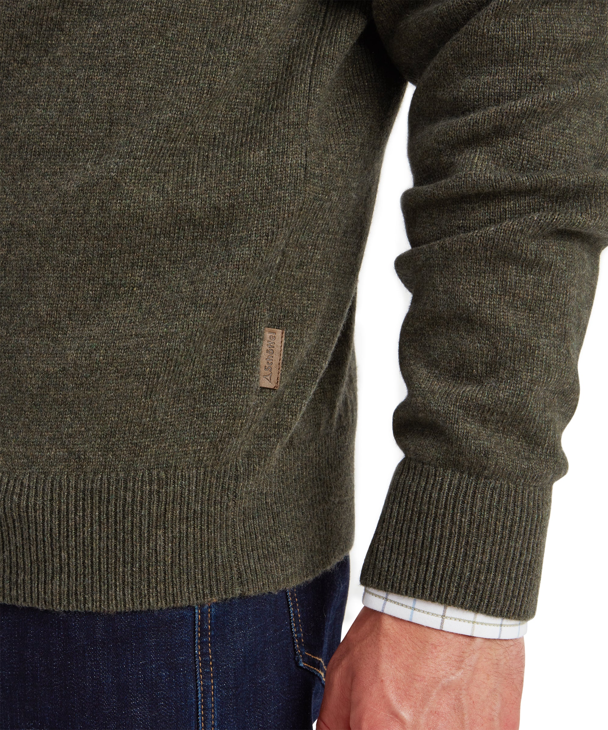 Calton Cotton Cashmere 1/4 Zip Jumper - Image 11