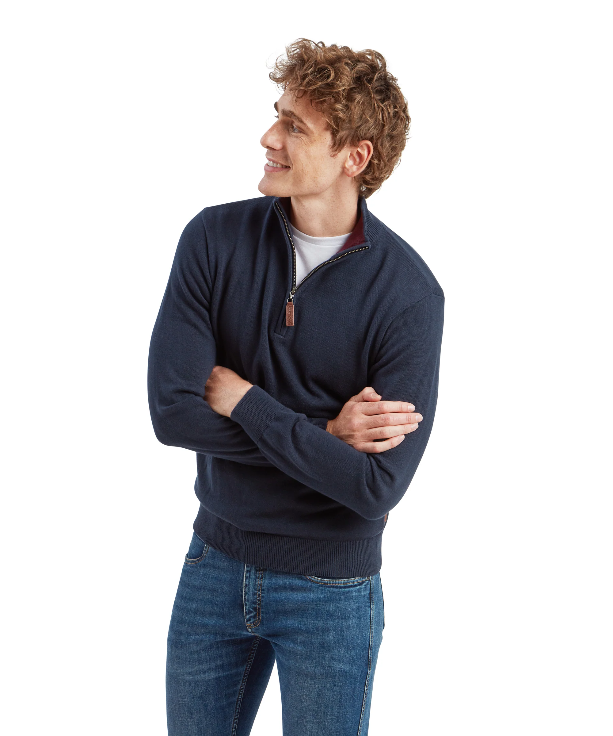 Calton Cotton Cashmere 1/4 Zip Jumper - Image 18