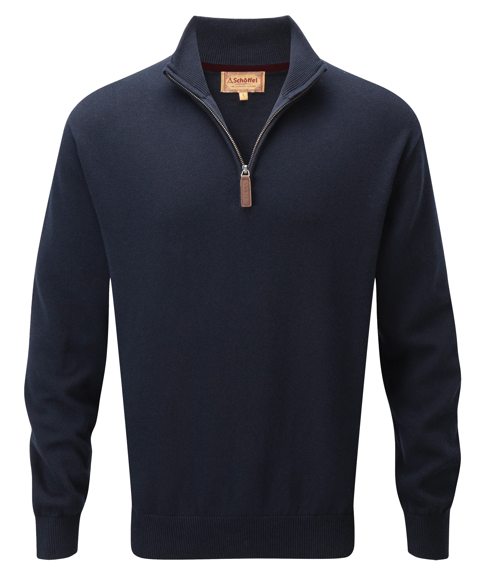 Calton Cotton Cashmere 1/4 Zip Jumper - Image 2