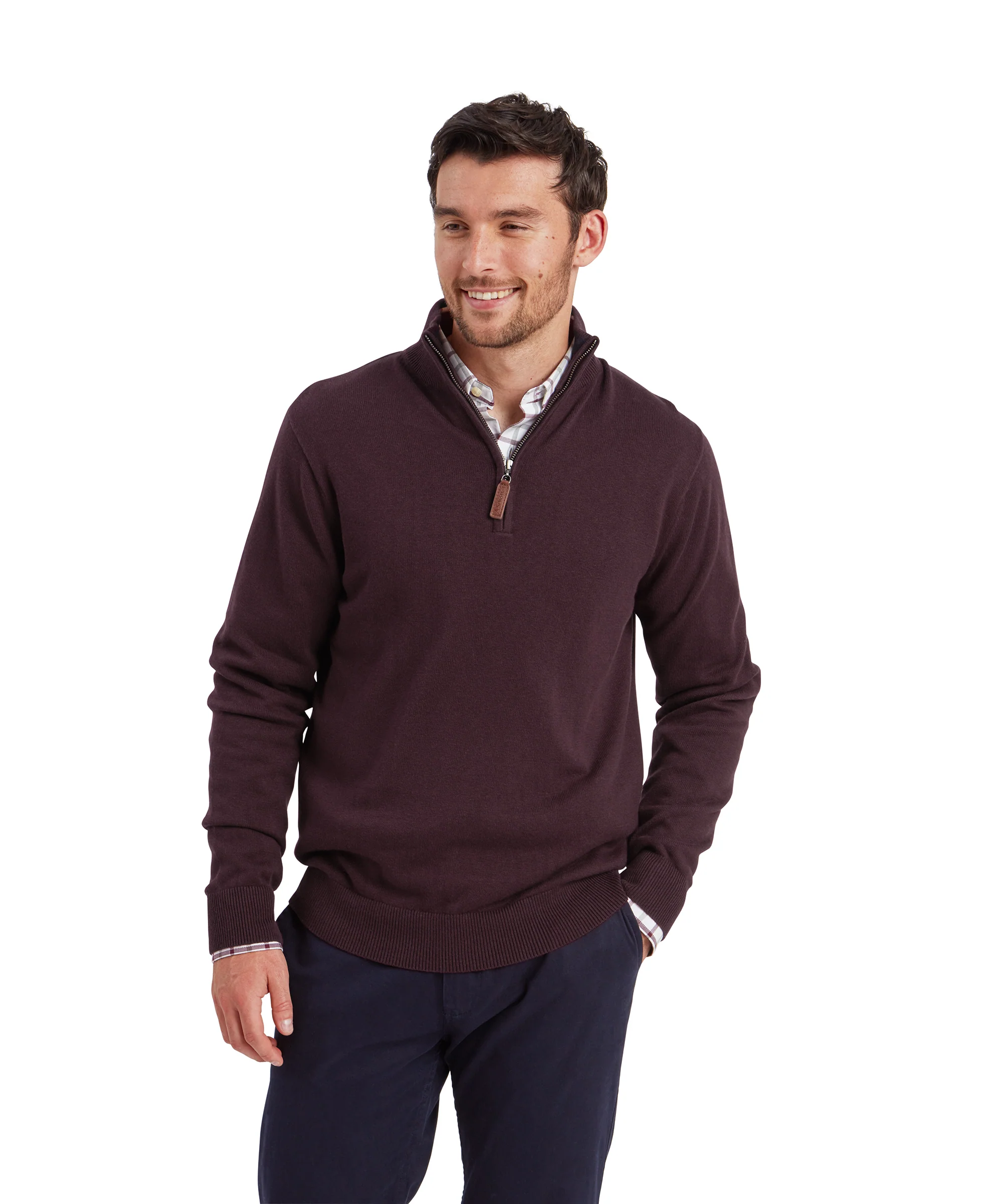 Calton Cotton Cashmere 1/4 Zip Jumper - Image 22
