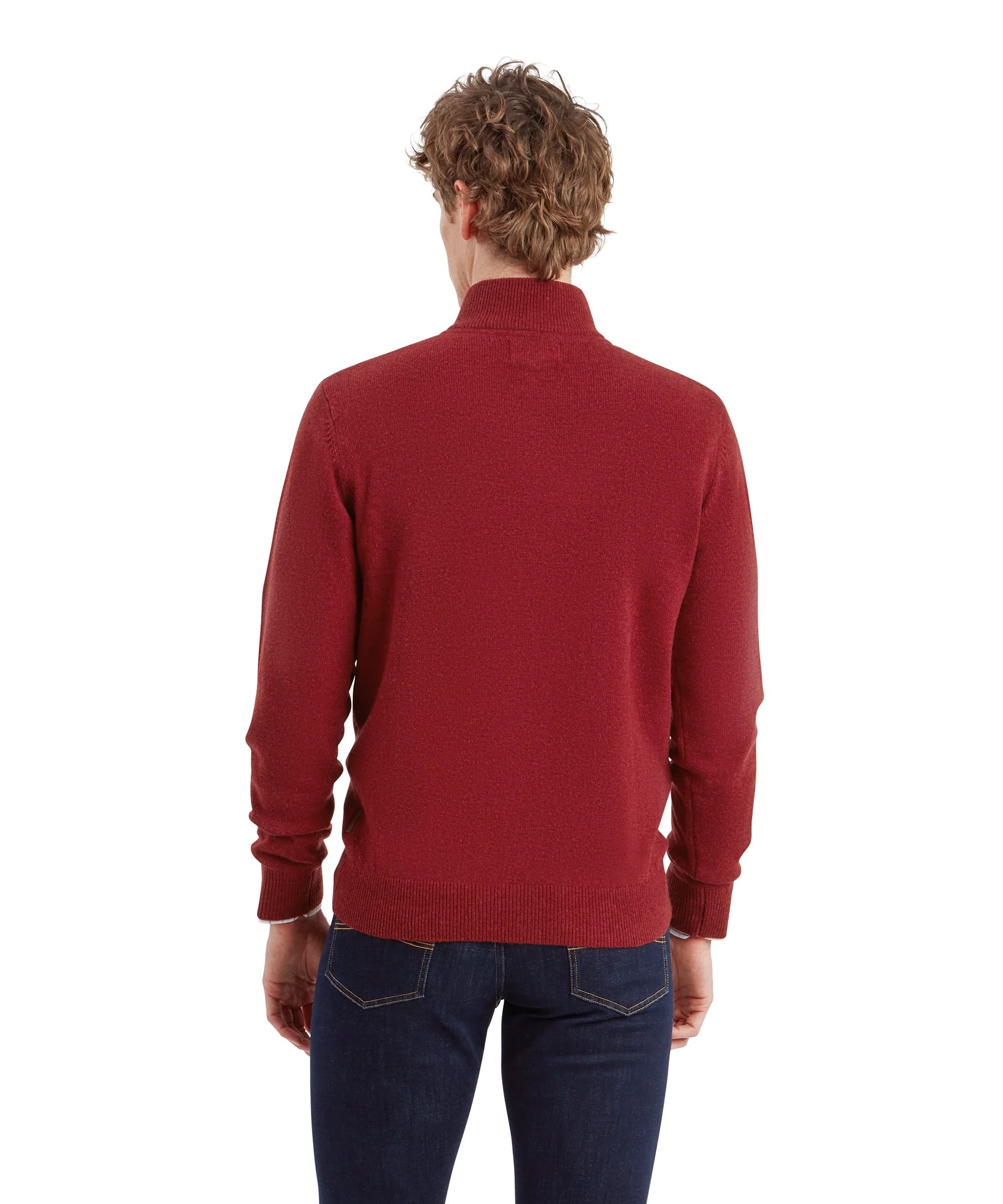 Lewis Lambswool 1/4 Zip Jumper - Image 5