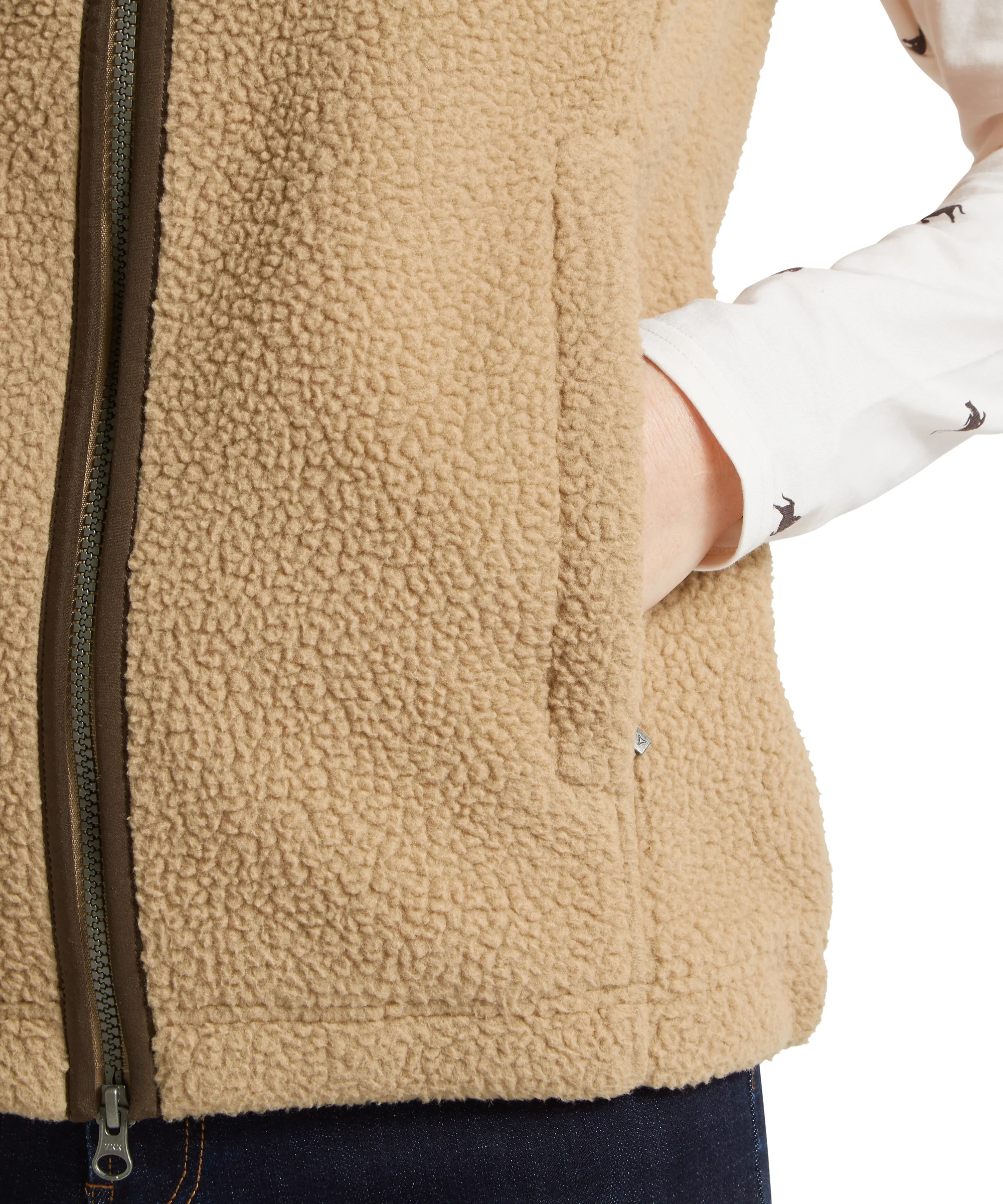 Lyndon Retro Fleece Gilet - Image 8
