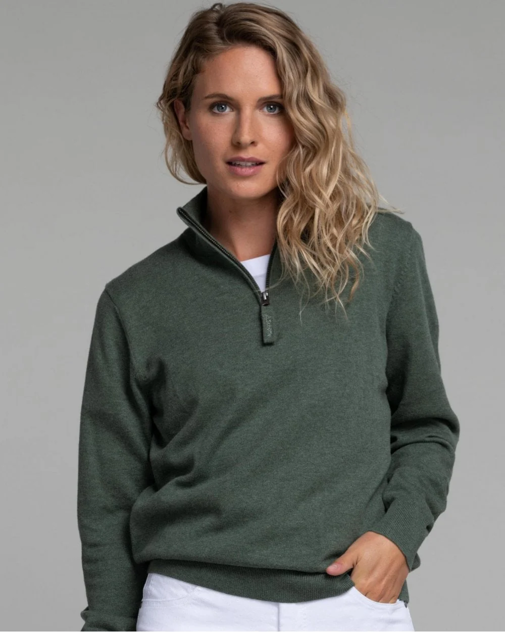 Polperro Pima 1/4 Zip Jumper - Image 15
