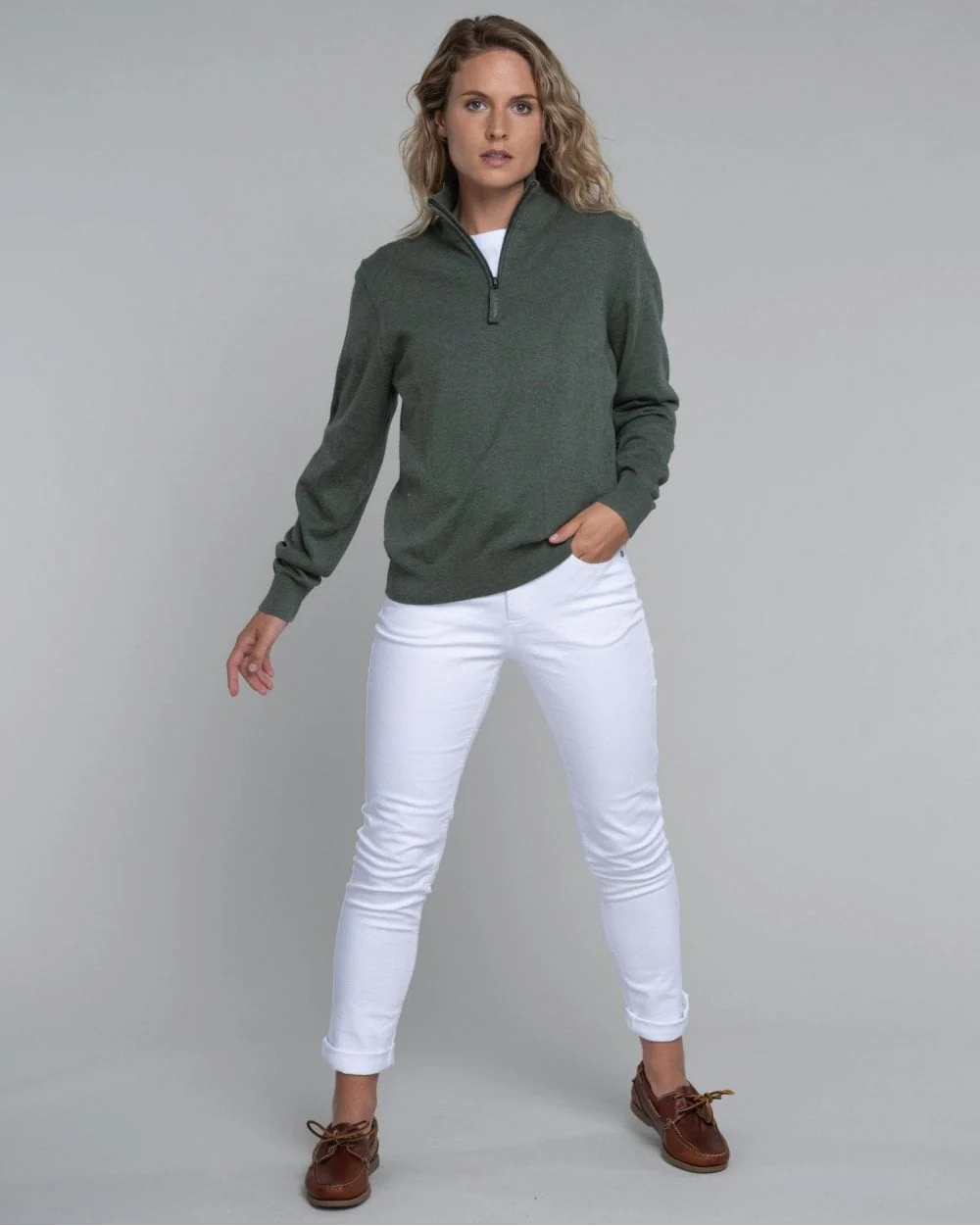 Polperro Pima 1/4 Zip Jumper - Image 17