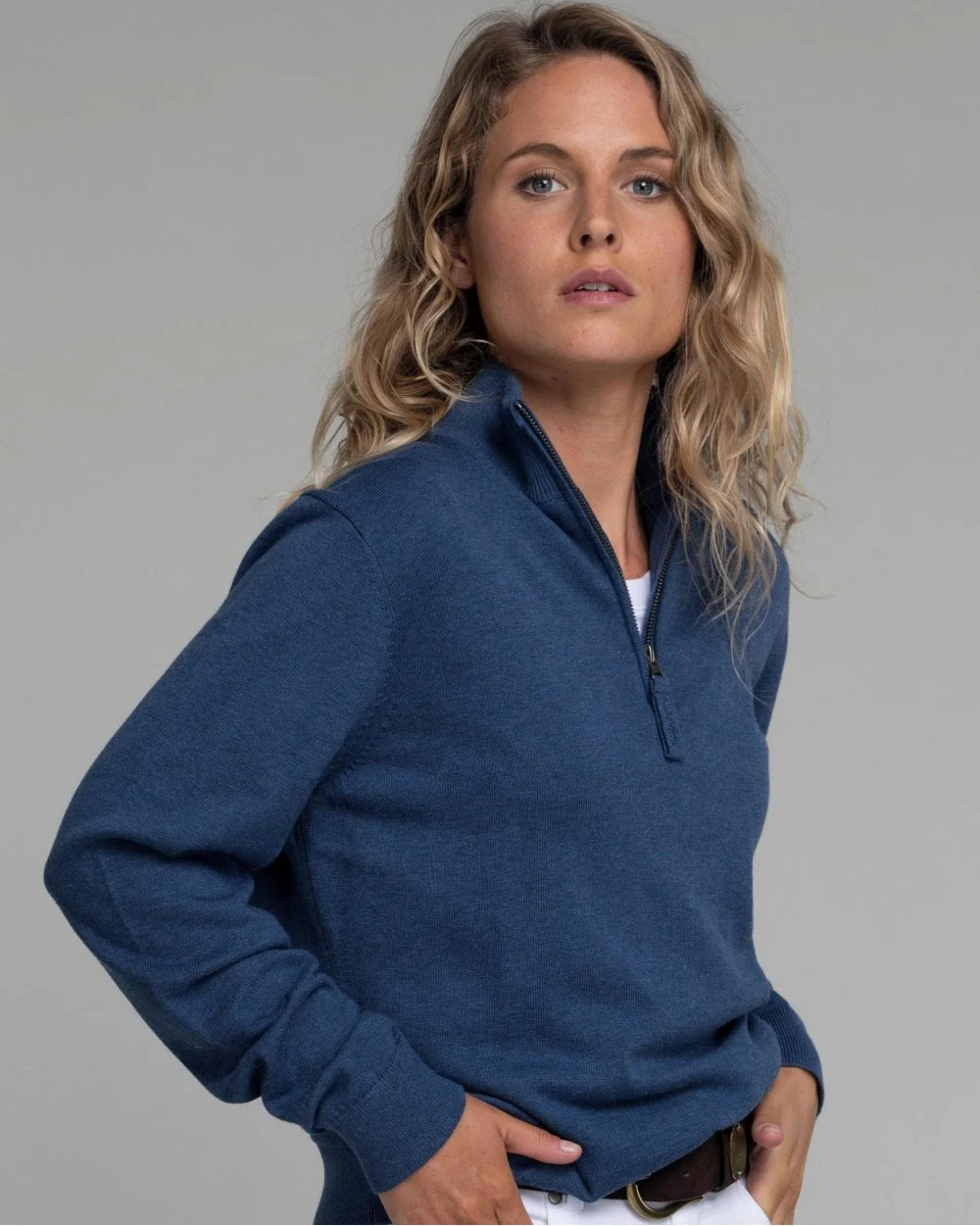 Polperro Pima 1/4 Zip Jumper - Image 22