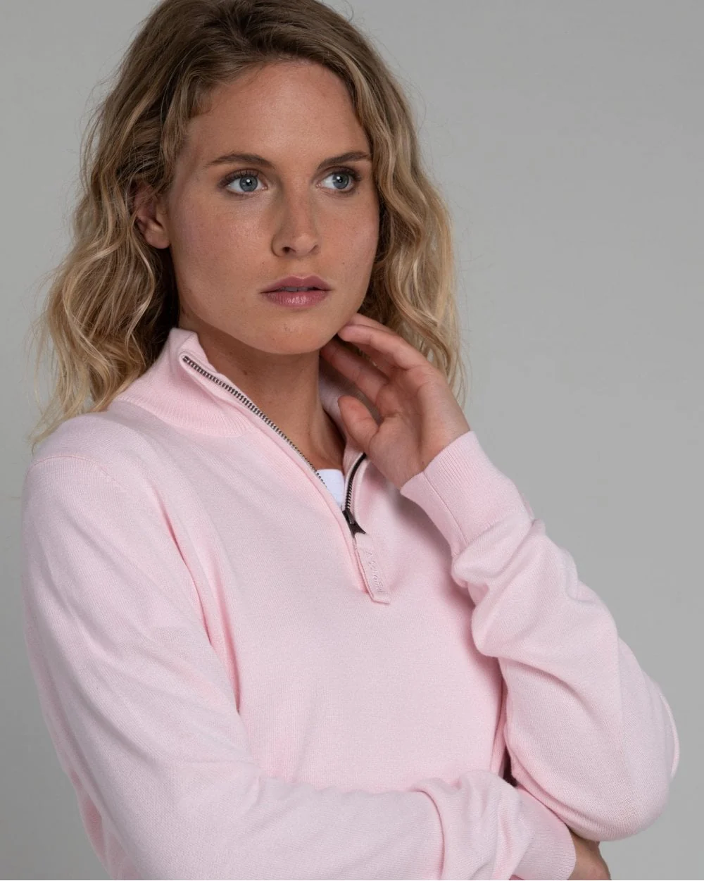 Polperro Pima 1/4 Zip Jumper - Image 3