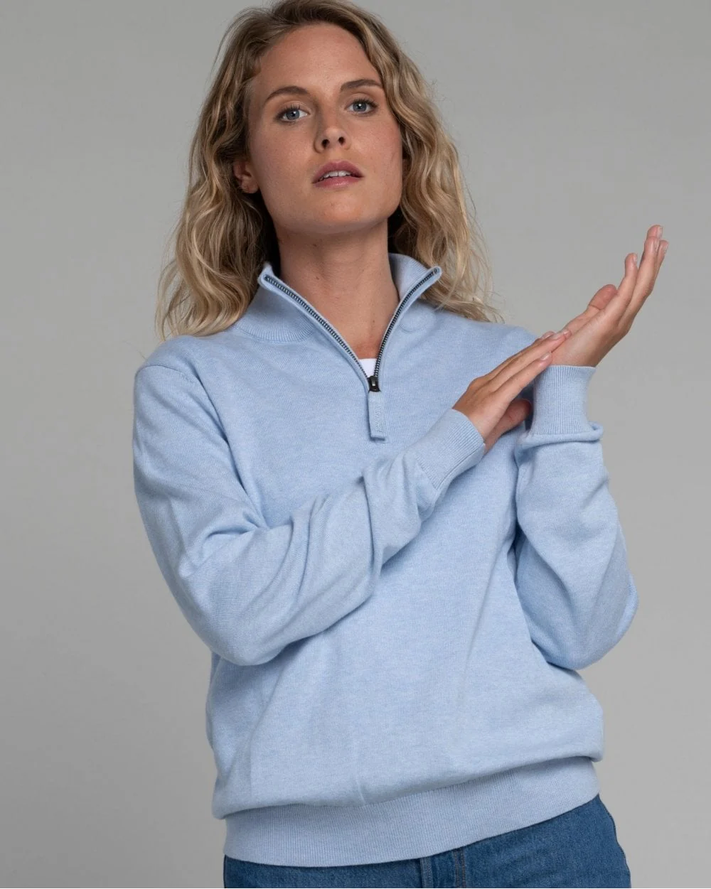 Polperro Pima 1/4 Zip Jumper - Image 8
