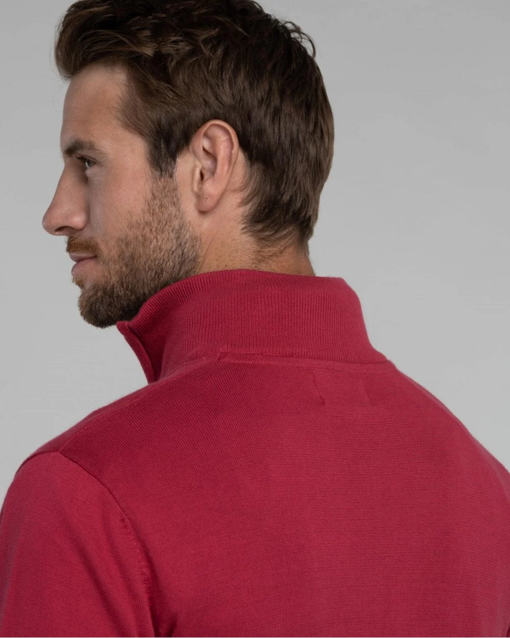 Porthmeor Pima Cotton 1/4 Zip - Image 11