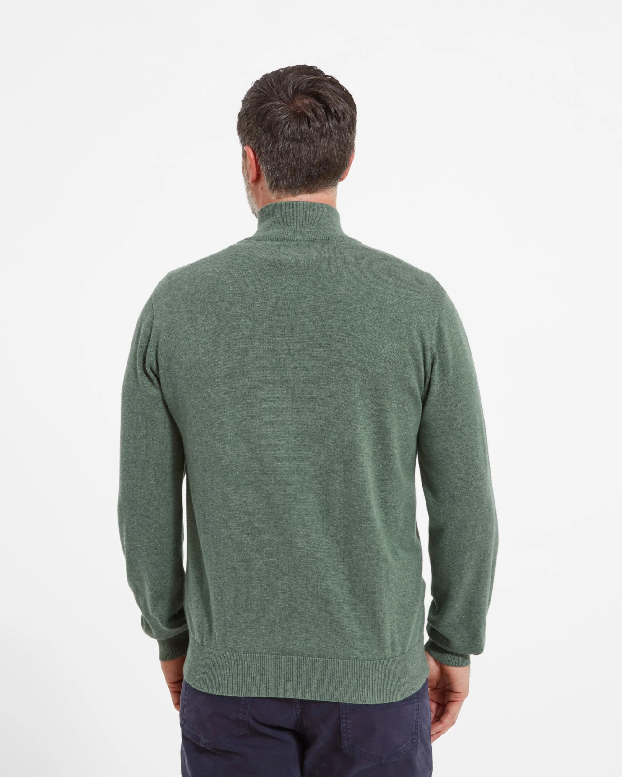 Porthmeor Pima Cotton 1/4 Zip - Image 13
