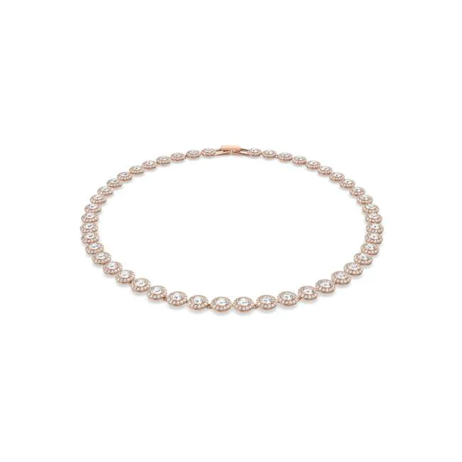 Angelic All-Around Necklace in Rose Gold and White