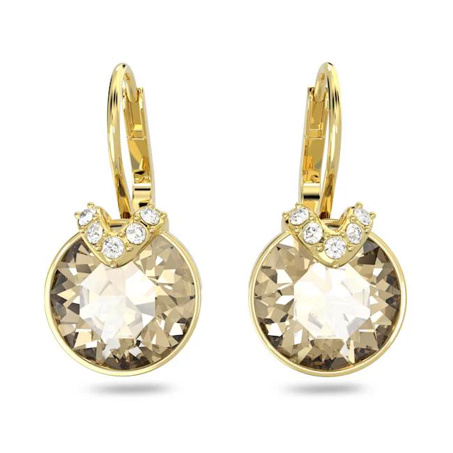 Bella V Drop Earrings Gold-Tone - Image 2
