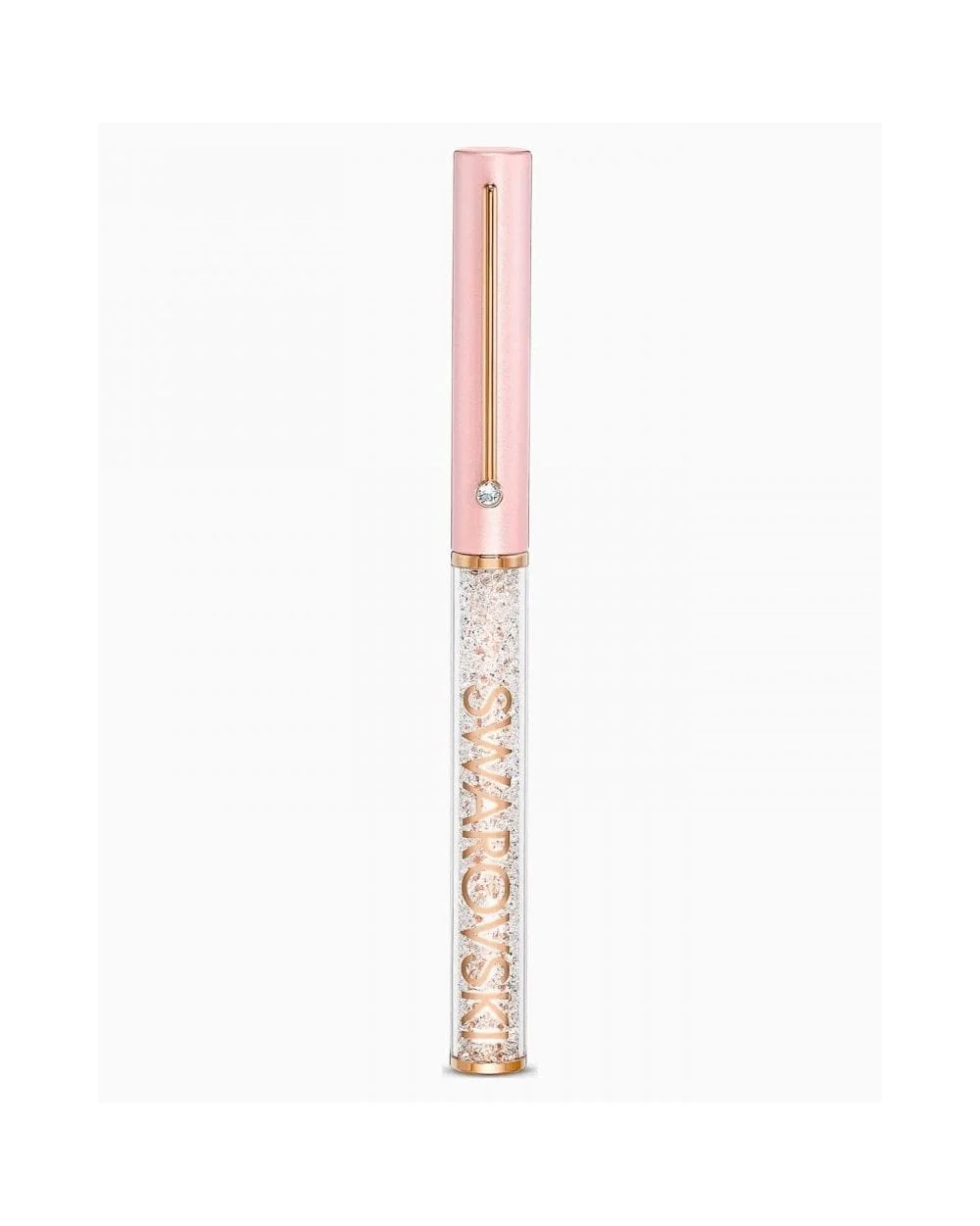Crystalline Gloss Ballpoint Pen, Pink, Rose-Gold Tone Plated