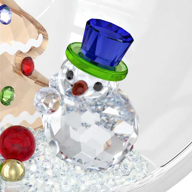Holiday Cheers Tree and Snowman Ball Ornament - Image 3