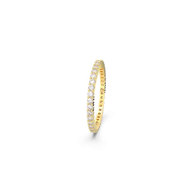 Matrix Vittore ring, Round cut, White, Gold-tone finish - Image 2