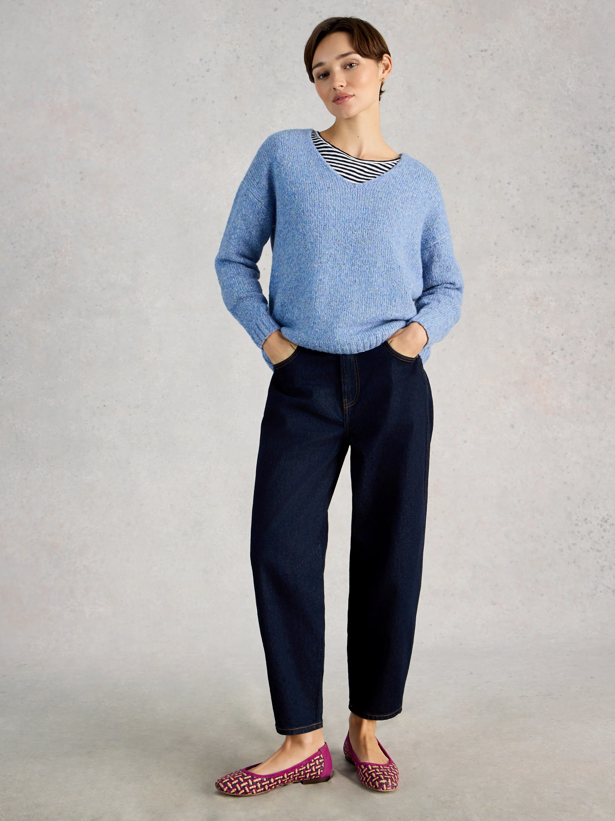 Tamara Texture V Neck - Image 4