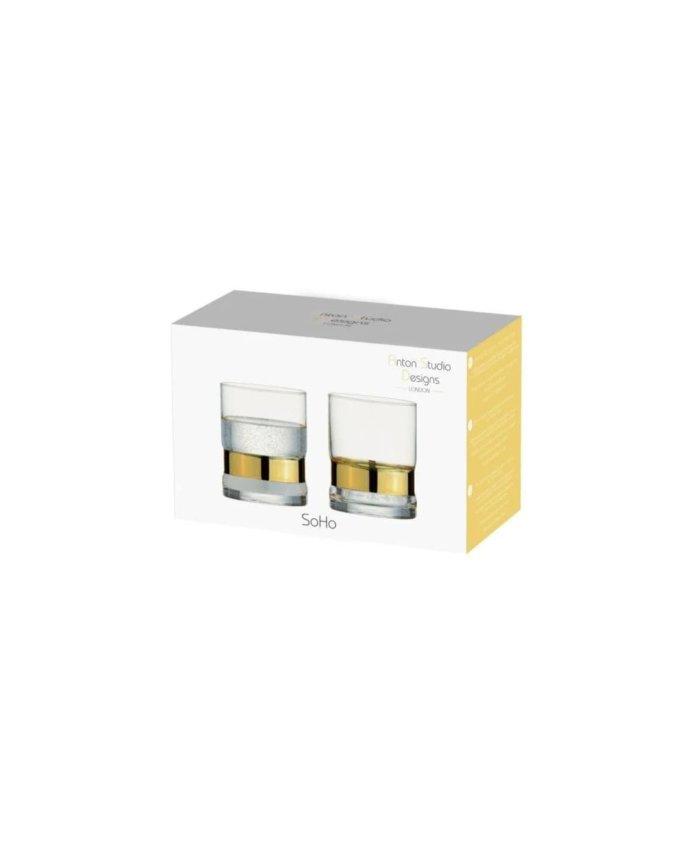 Set of 2 Gold Soho Tumblers - Image 3
