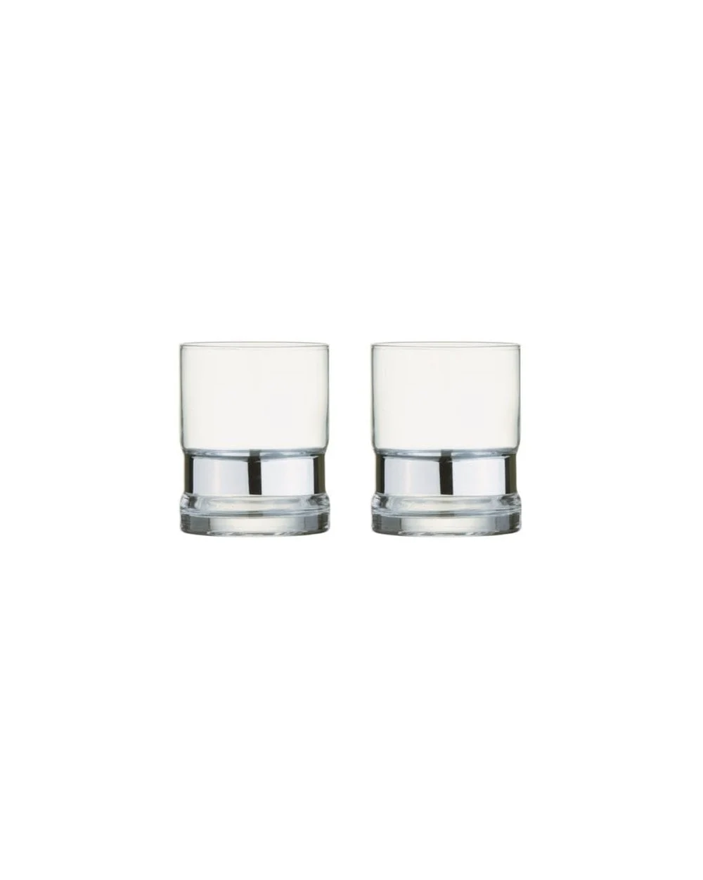 Set of 2 Silver Soho Tumblers