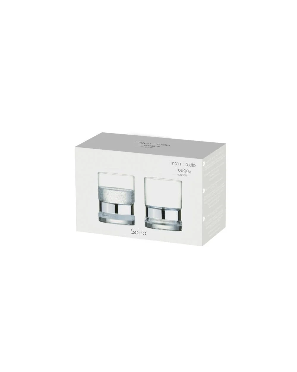 Set of 2 Silver Soho Tumblers - Image 3