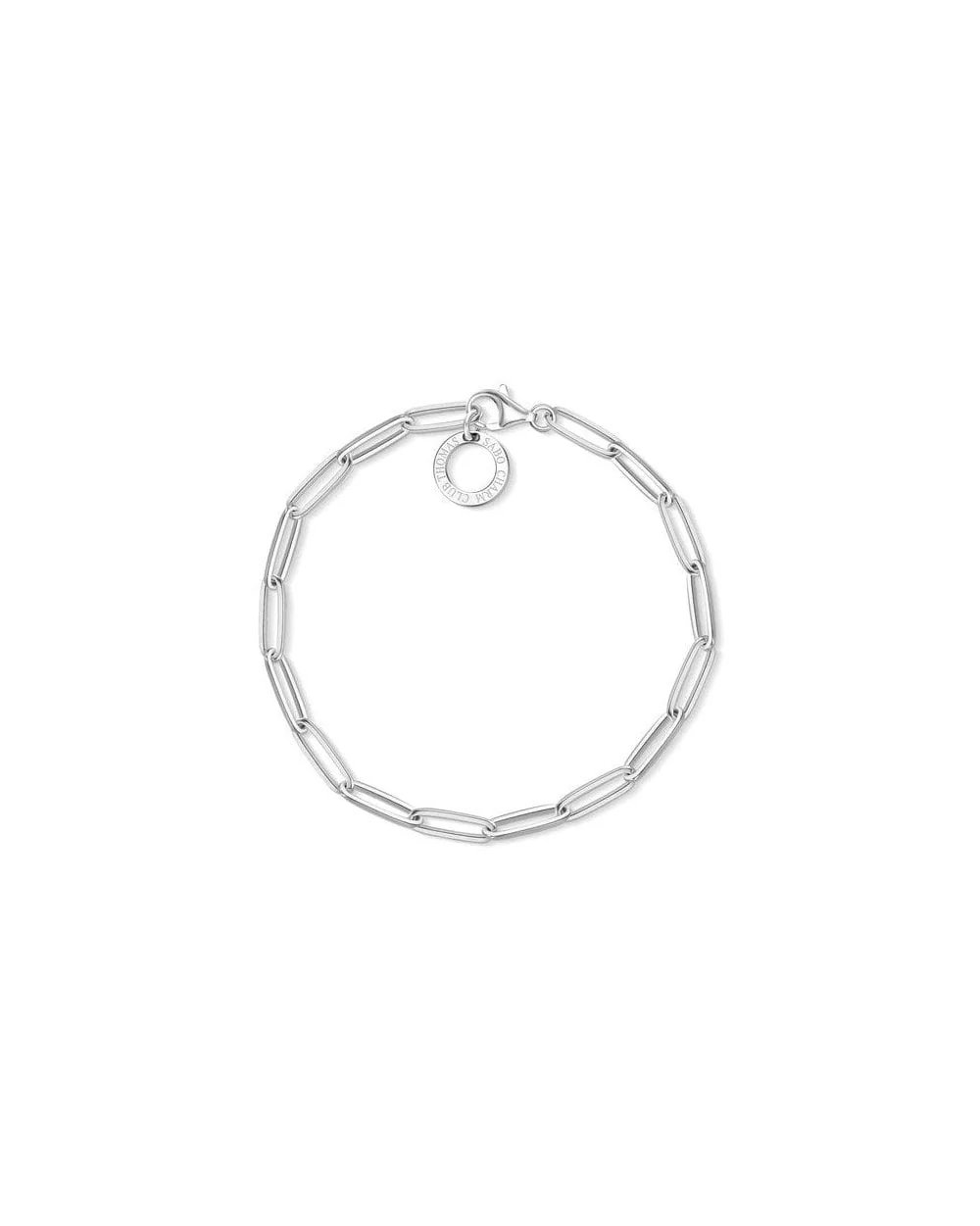 Paper Clip Style Charm Bracelet X0253-001-21-L15,5