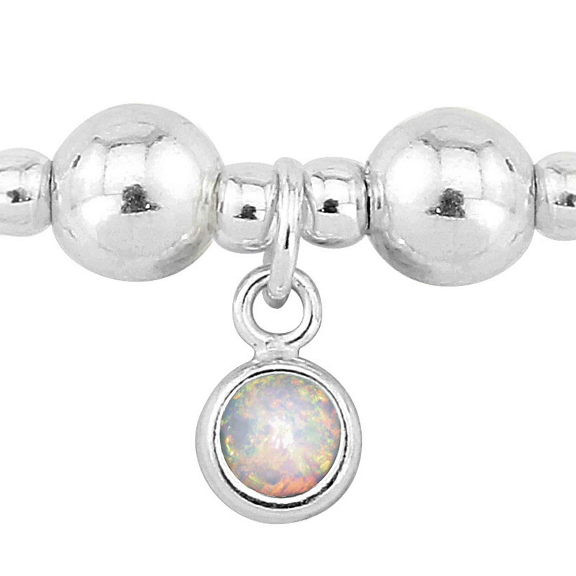 Birthstone Bracelet (October/Opal CZ) - Image 2