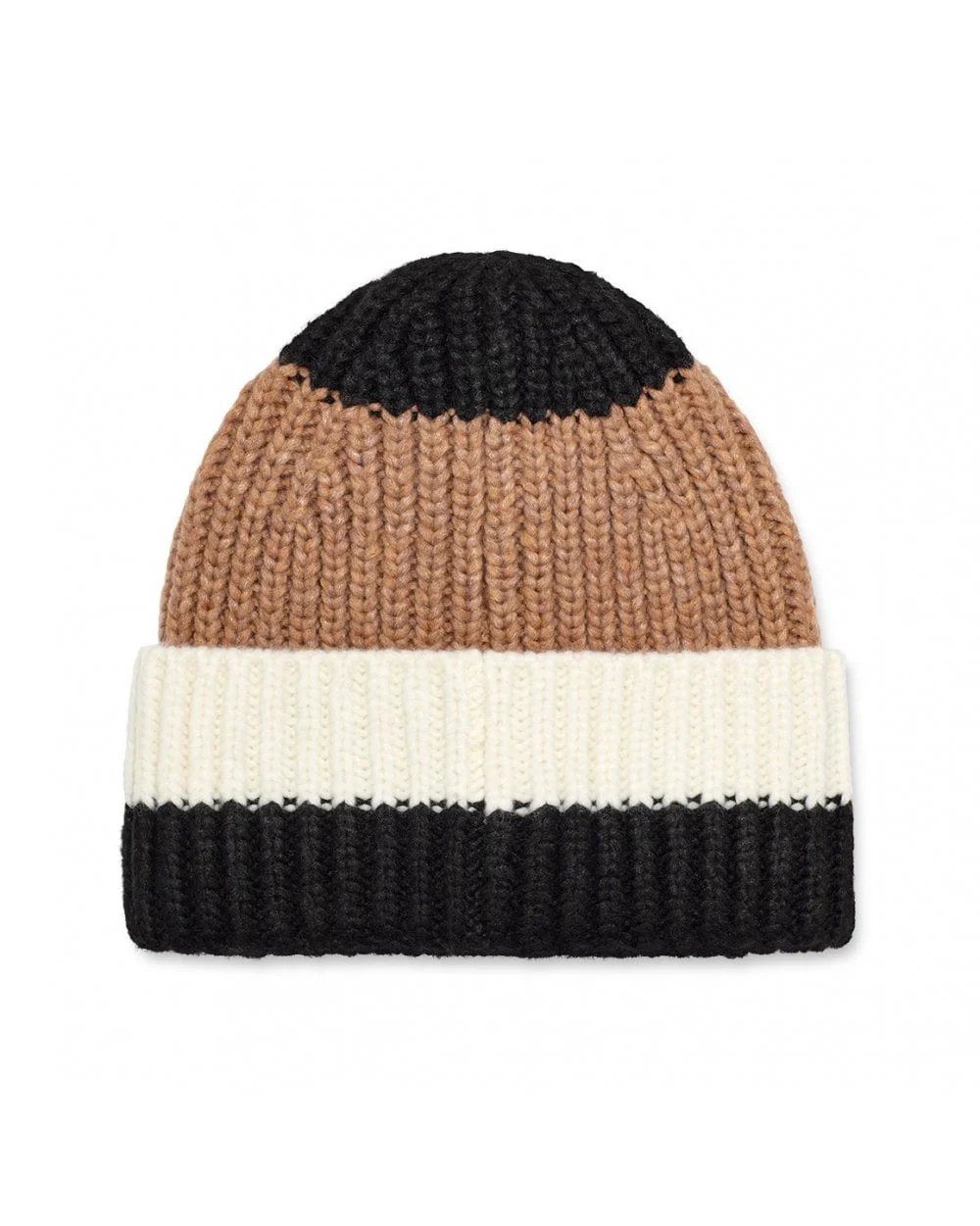 Chunky Rib-Knit Beanie Hat - Image 8
